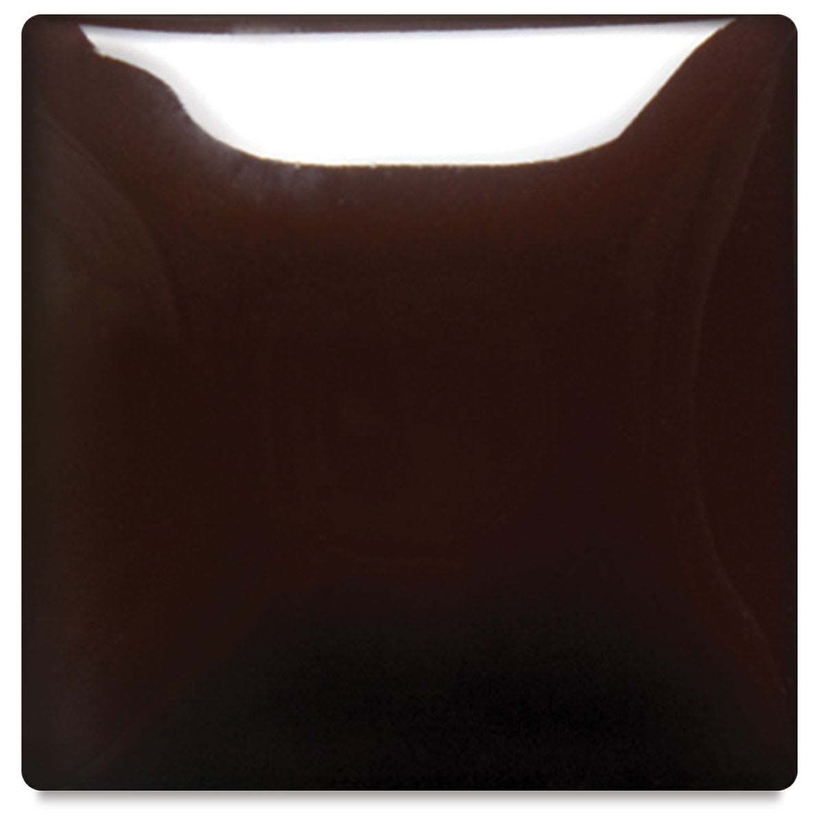 Blick Essentials Gloss Glaze - Pint, Dark Chocolate, fired at Cone 06 oxidation