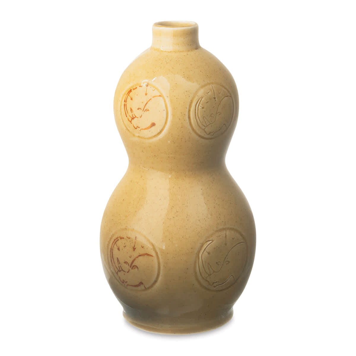 Amaco Celadon Glazes - 10 lb (Dry), Ochre - finished vase examples