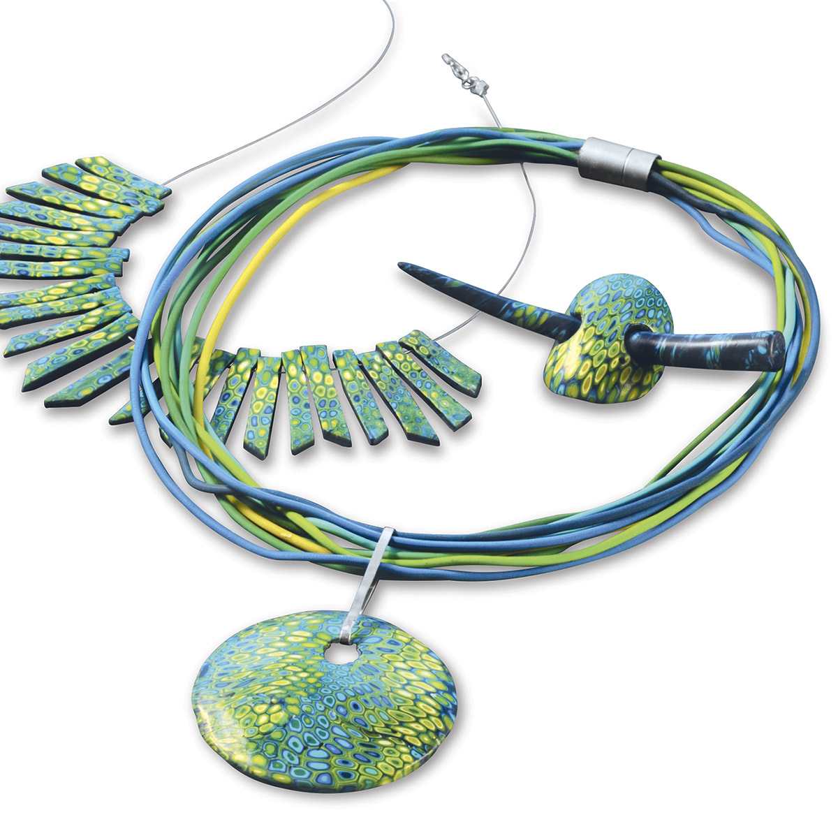 Staedtler Fimo Professional Polymer Clay  - finished jewelry examples