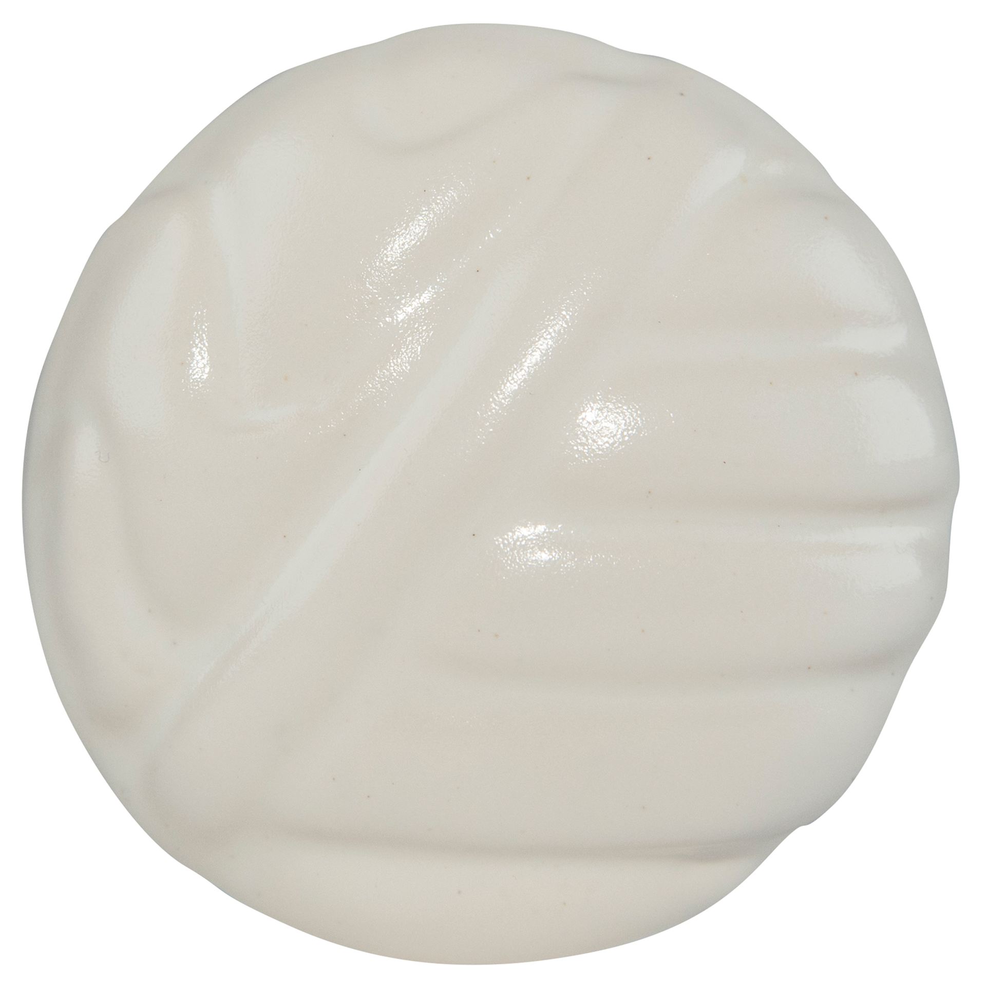 Amaco No. 38 White Stoneware Clay - 50 lb fired with HF-11 White glaze applied