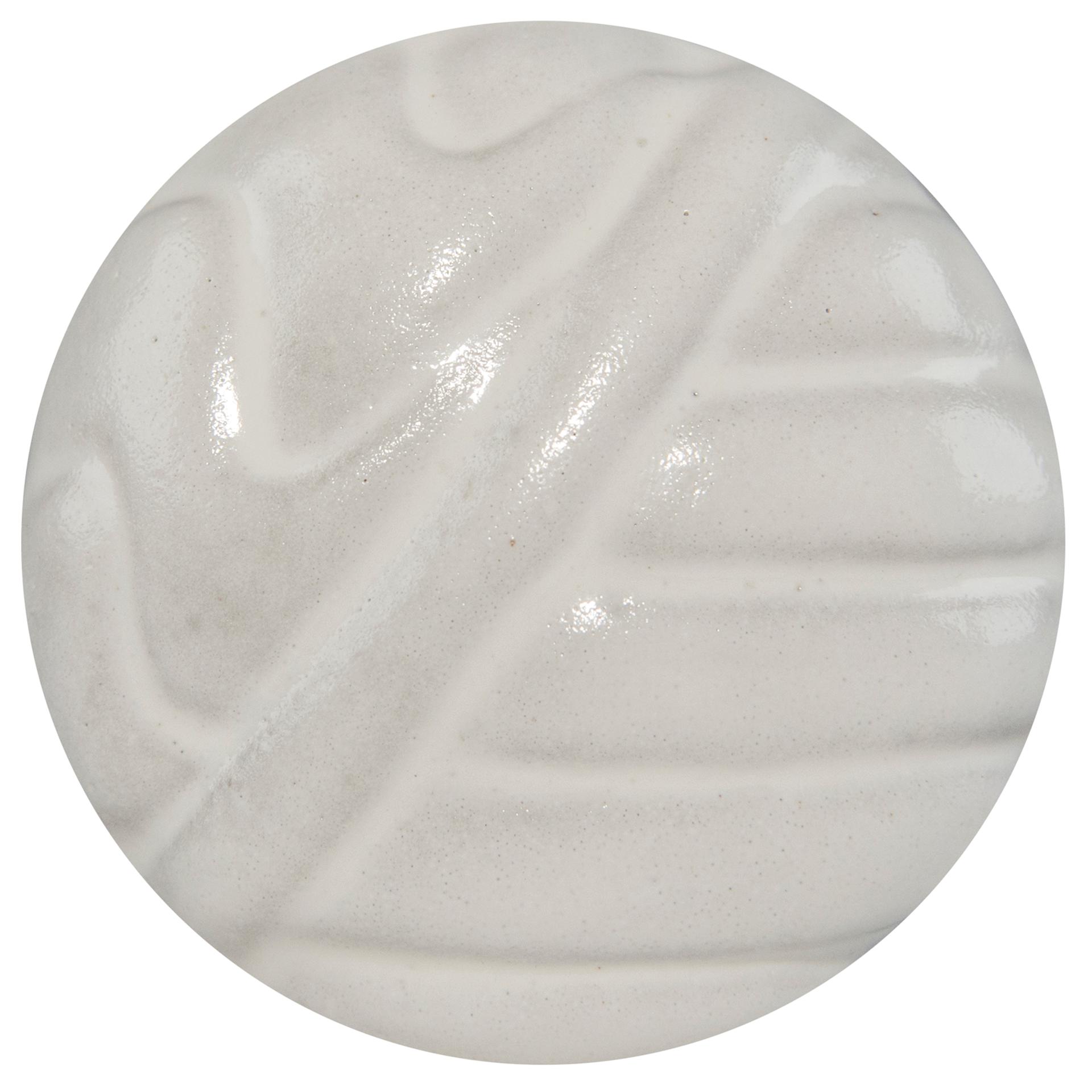 Amaco No. 77 Terra Cotta Stoneware Clay - 50 lb fired with HF-11 White applied