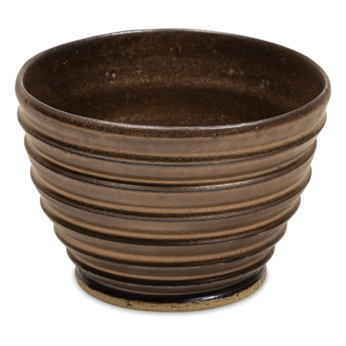 Blick Stoneware Clay - Example of Use. Fired Cone 6, shown with Mayco Stoneware Glaze, Antique Brass (Sold Separately)