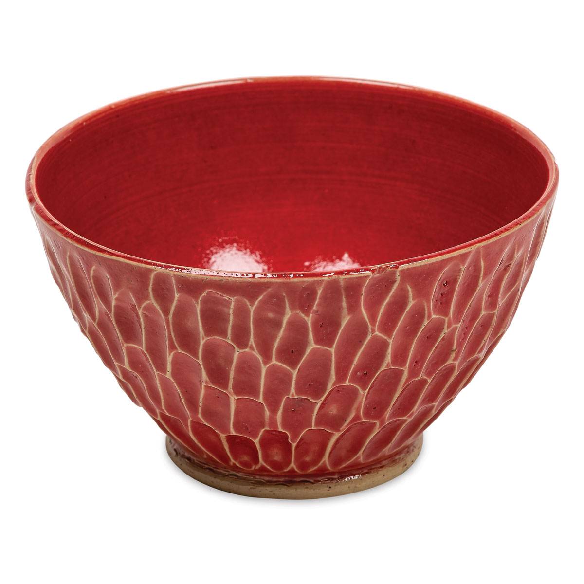 Blick Stoneware Clay - Example of Use. Fired Cone 6 using Blick Essentials Glaze, Candy Apple (Sold Separately)