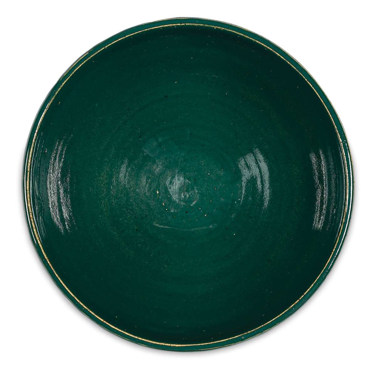 Blick Stoneware Clay - Example of Use (top view). Fired Cone 6 using Blick Essentials Glaze, Jade (Sold Separately)