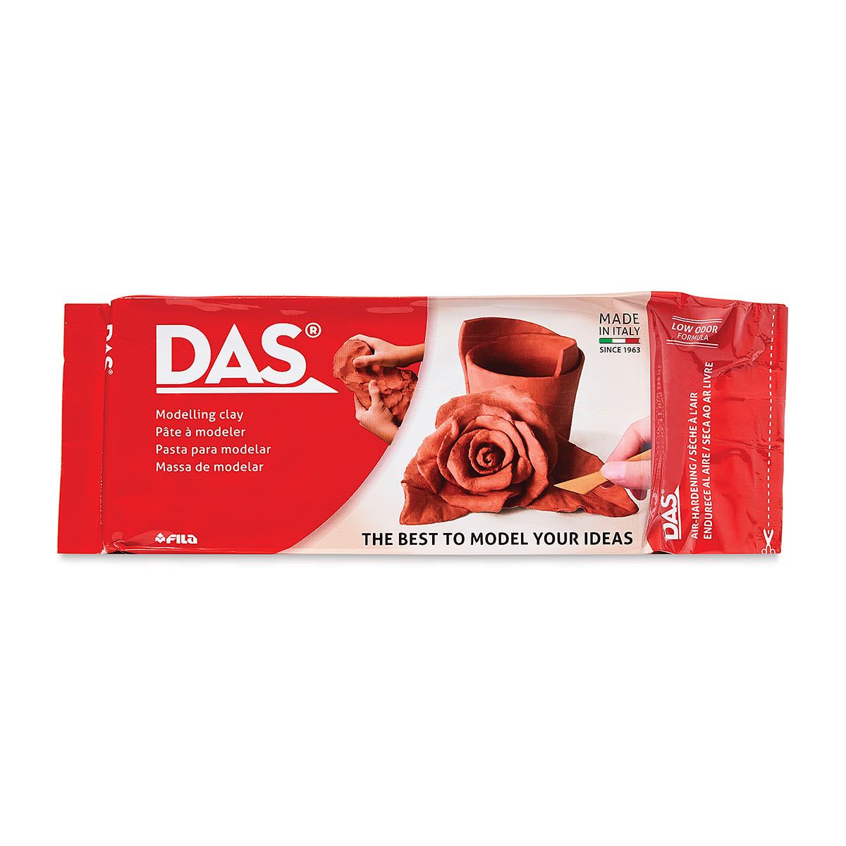 DAS Modeling Clay, Terra Cotta - front of package)