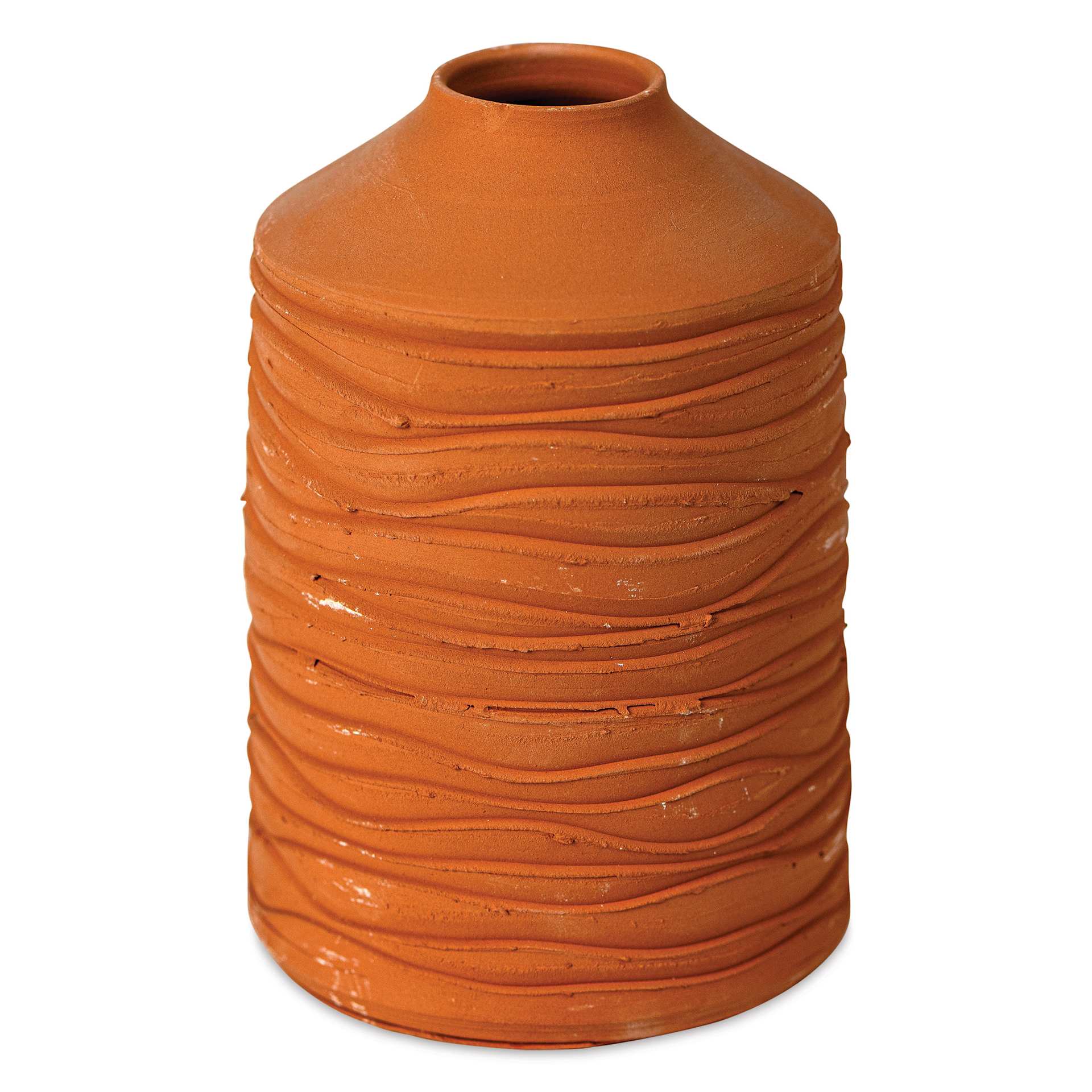Blick Red Earthenware Clay, fired with no glaze