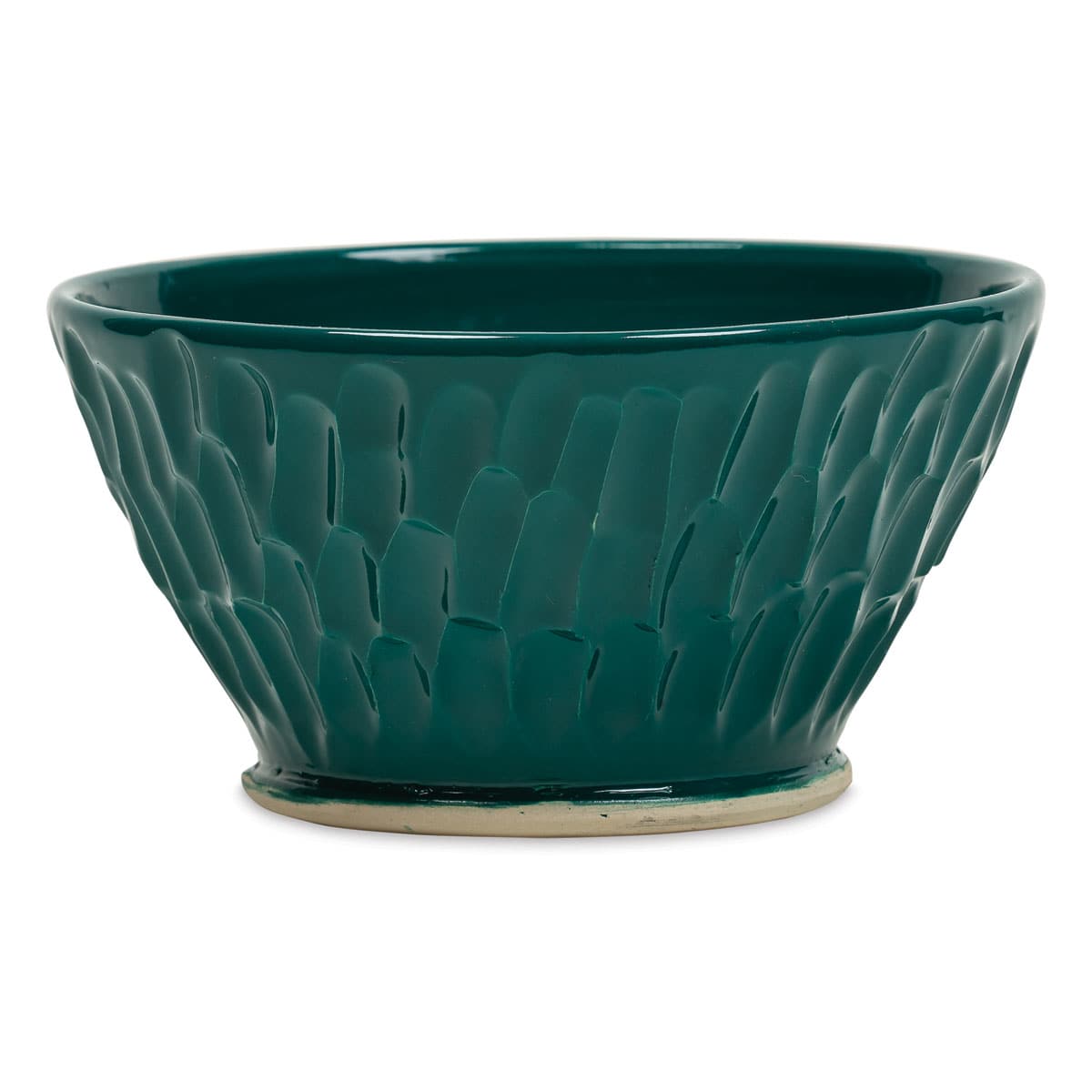 Blick Talc-Free White Clay - Example of Use (side view). Fired Cone 06 using Blick Essentials Glaze, Jade (Sold Separately) Blick Talc-Free White Clay - Example of Use (side view). Fired Cone 06 using Blick Essentials Glaze, Jade (Sold Separately)
