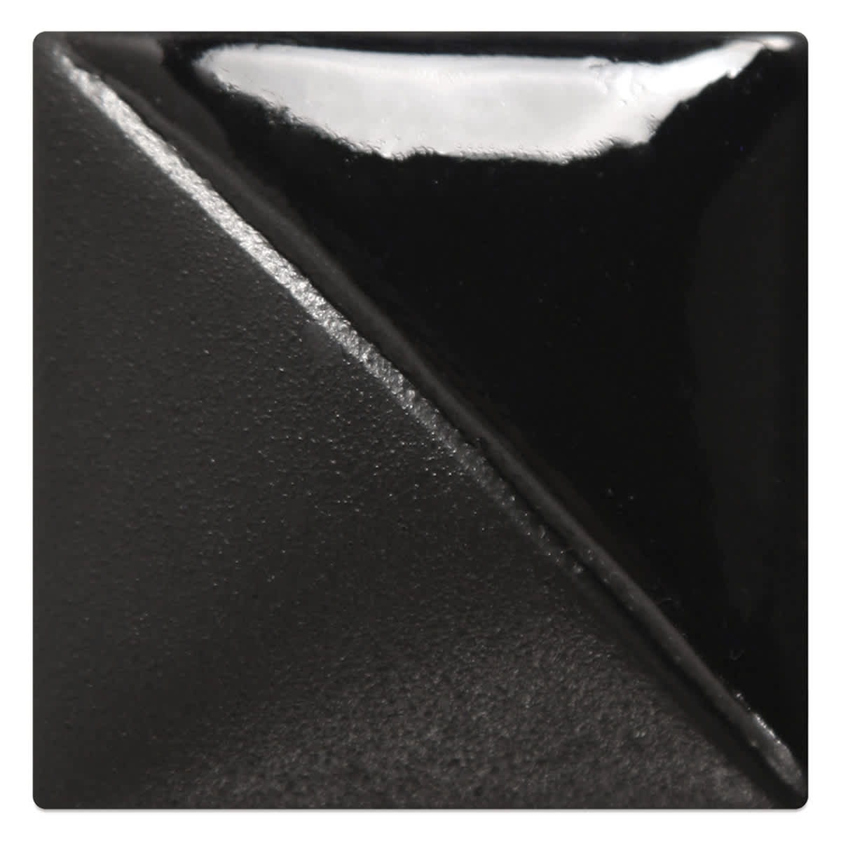 Mayco Fundamentals Underglaze - Jet Black - fired to cone 06 oxidation