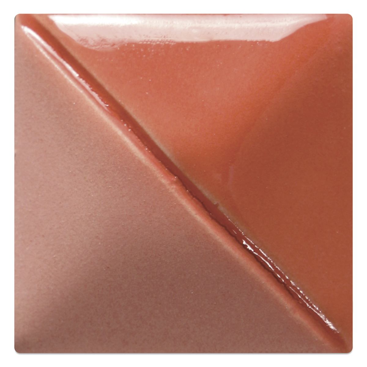 Mayco Fundamentals Underglaze - Orange - fired at cone 06 oxidation
