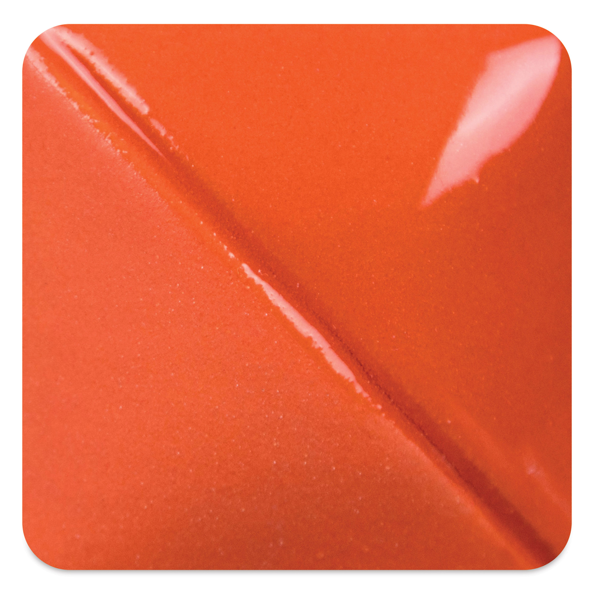 Mayco Fundamentals Underglaze - Orange - fired at cone 6 oxidation