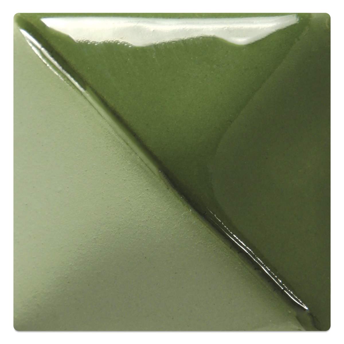Mayco Fundamentals Underglaze - Leaf Green - fired at cone 06 oxidation
