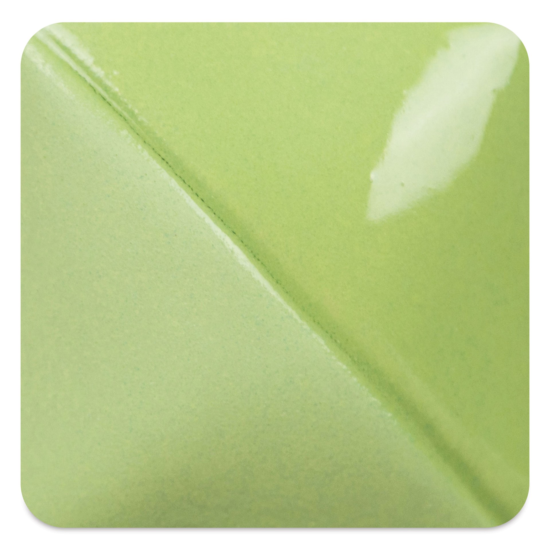 Mayco Fundamentals Underglaze - Apple Green - fired at cone 6 oxidation
