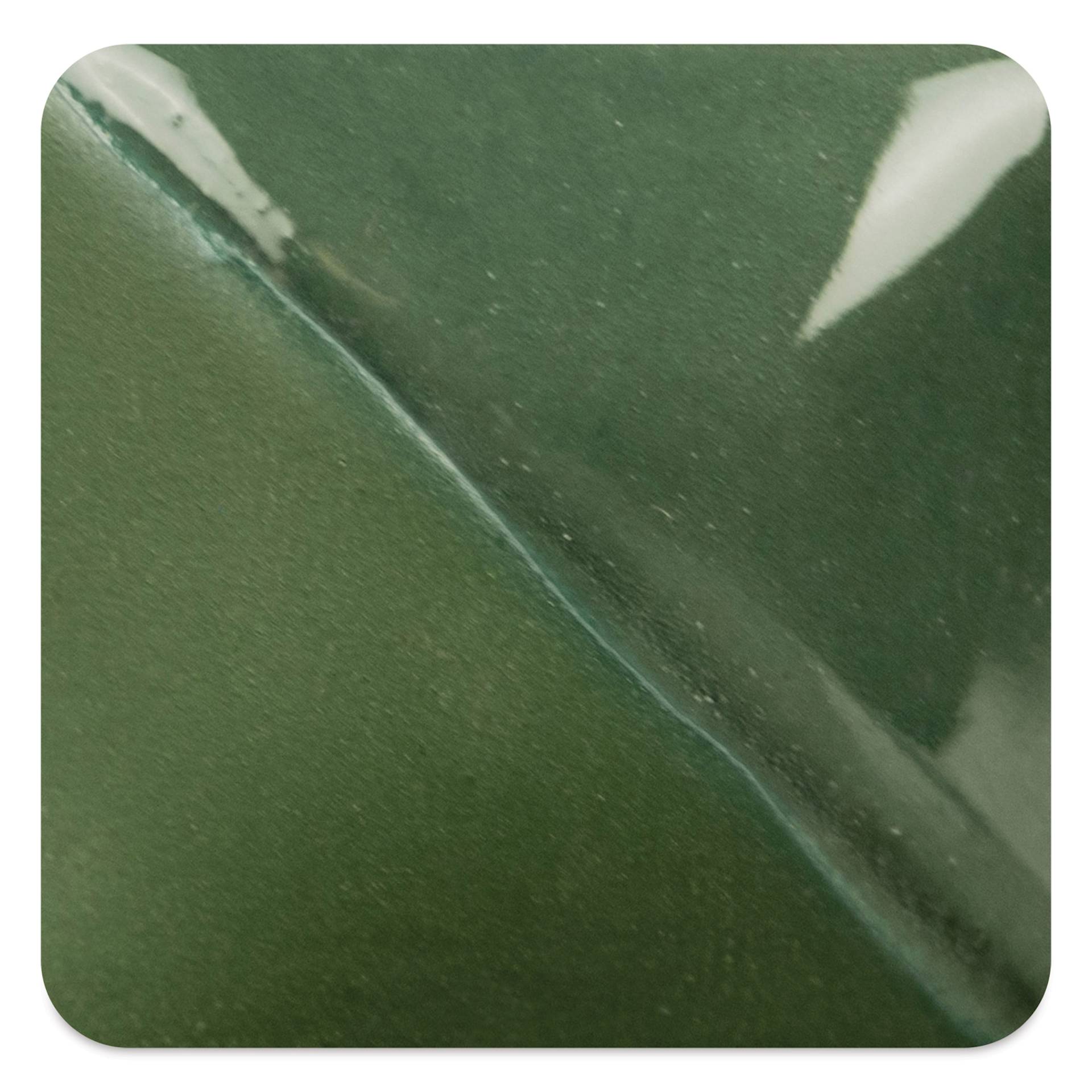 Mayco Fundamentals Underglaze - Forest Green - fired to cone 6 oxidation