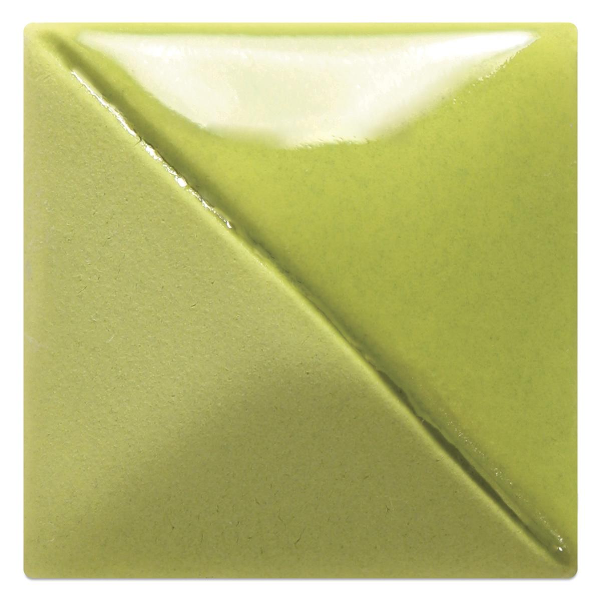 Mayco Fundamentals Underglaze - Pear Green - fired at cone 06 oxidation