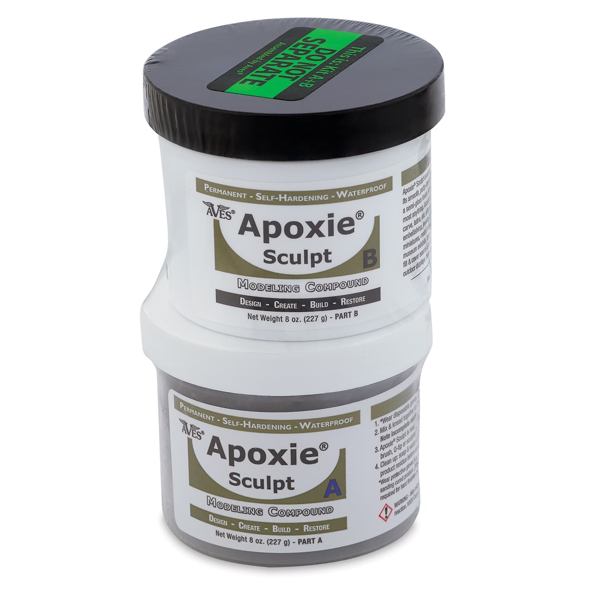 Aves Apoxie Sculpt - Natural, 16 oz - angled view