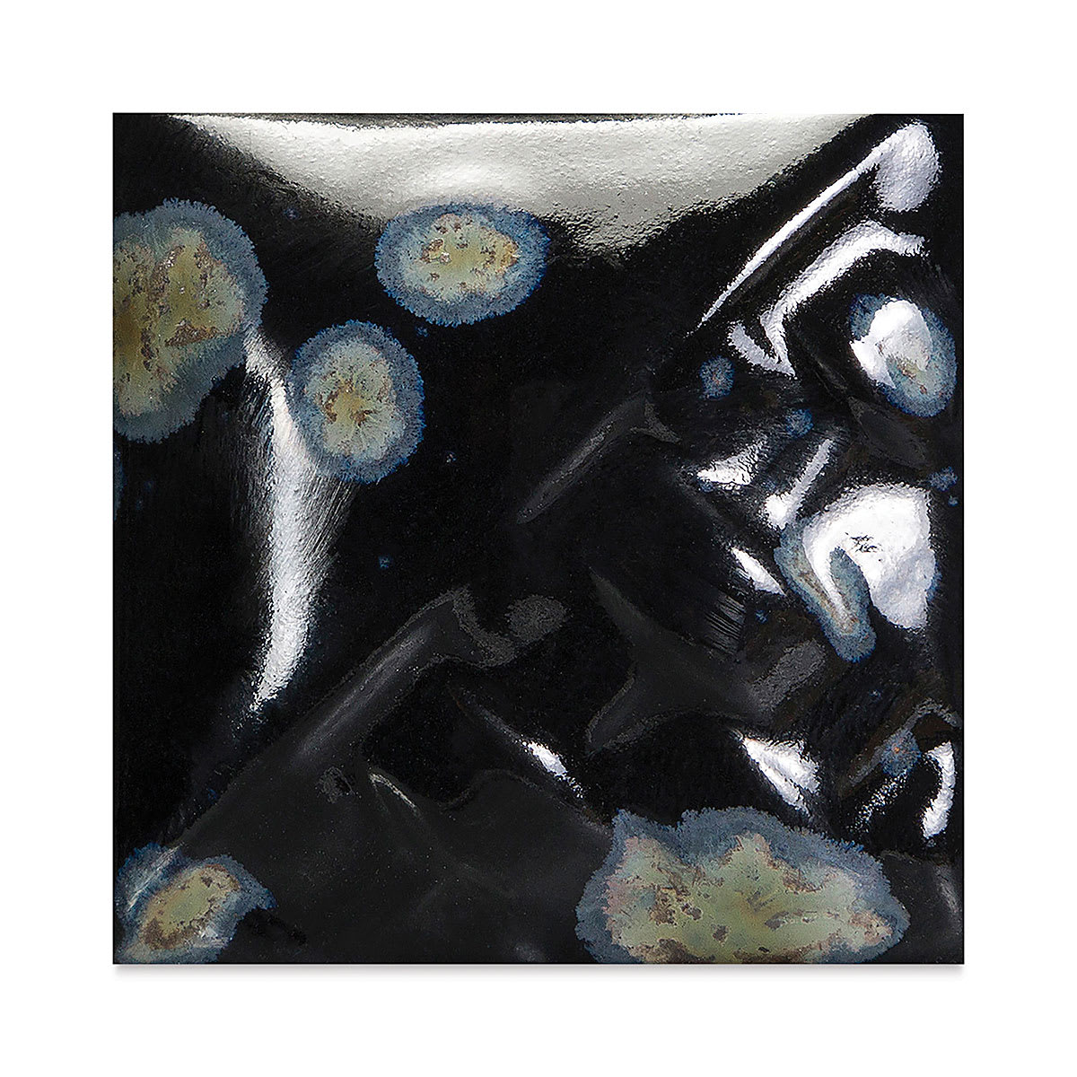 Mayco Stoneware Crystal Glaze - Night Moth fired to cone 6 oxidation