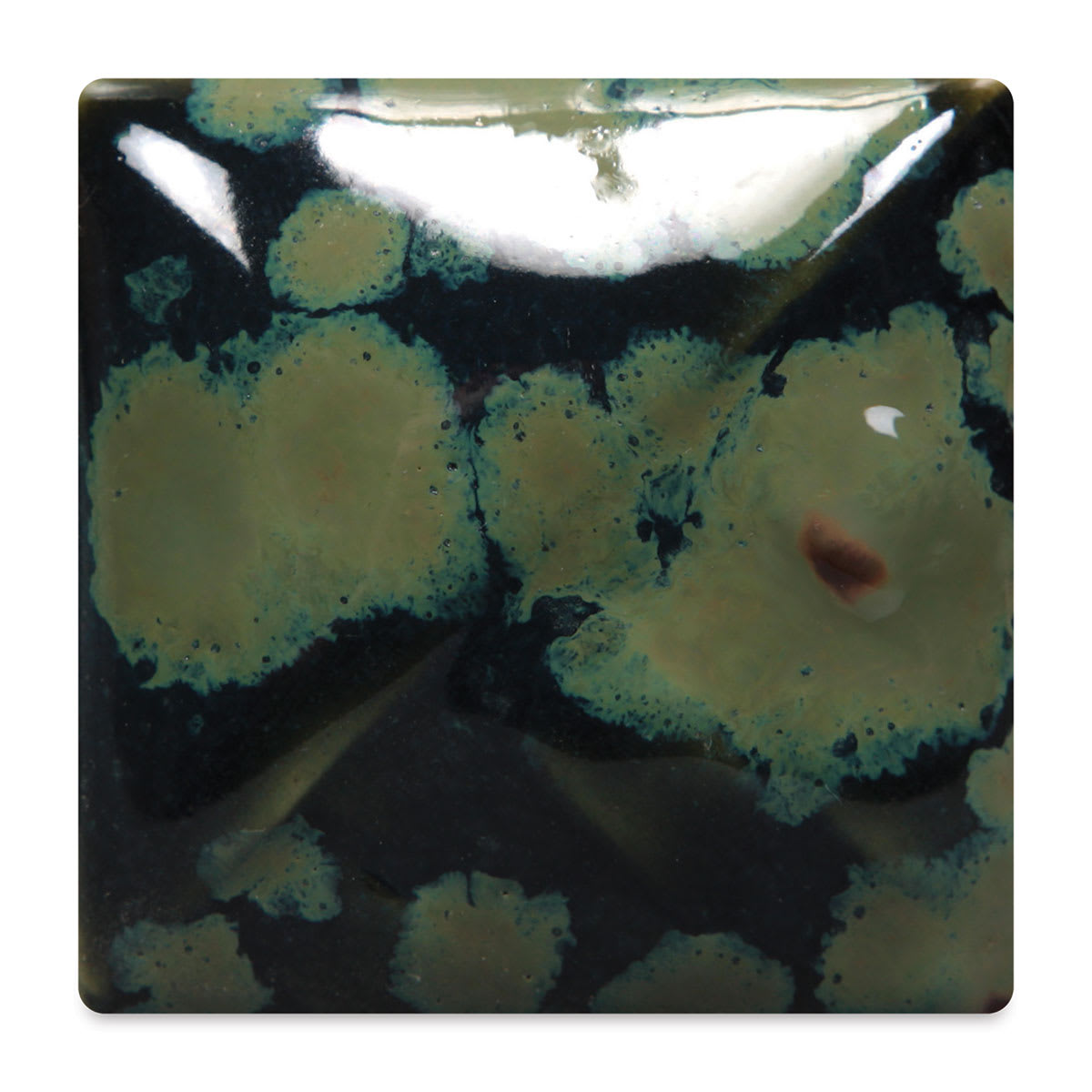 Mayco Stoneware Crystal Glaze - Olive Float fired to cone 6 oxidation