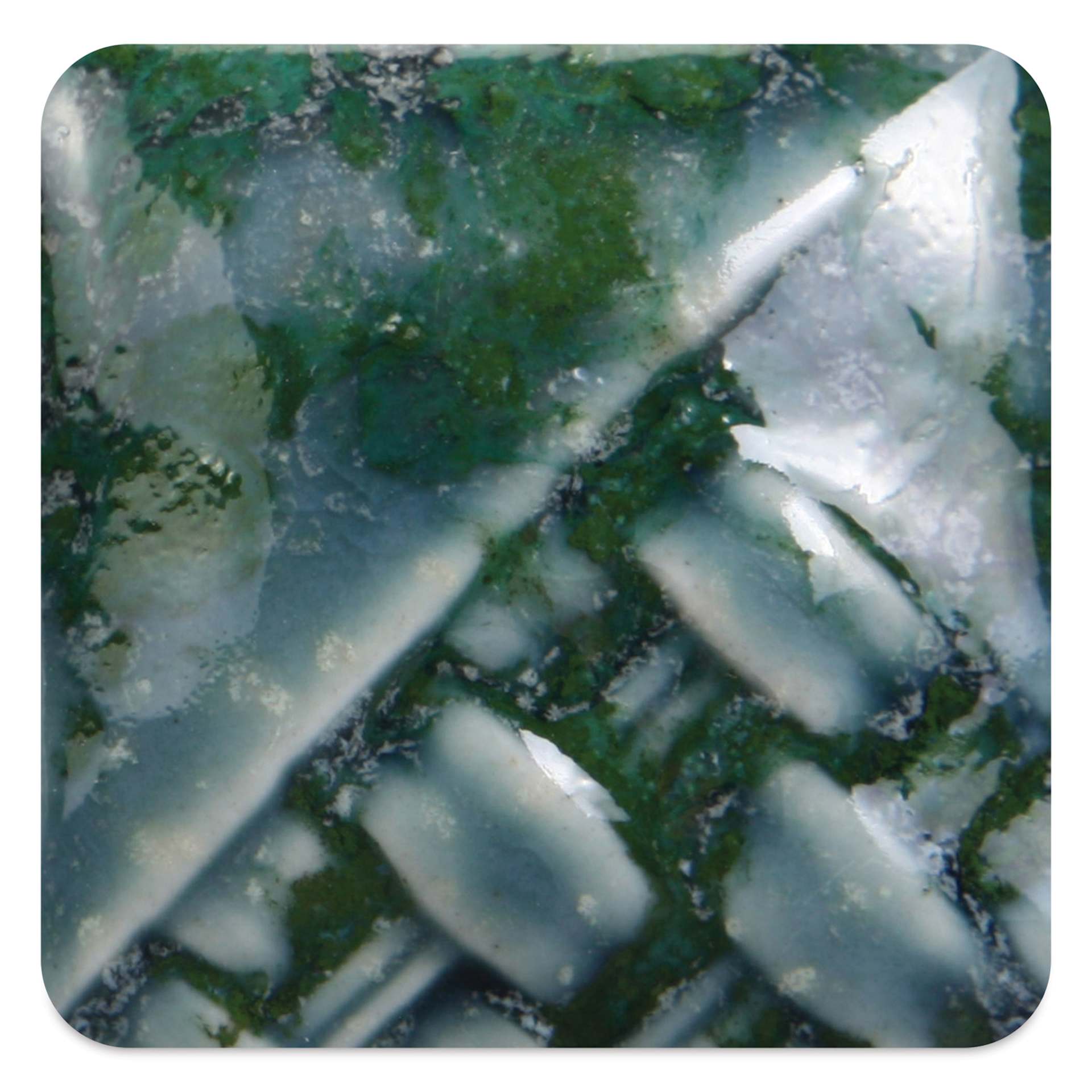 Mayco Stoneware Crystal Glaze - Enchanted Forest fired to cone 10 reduction