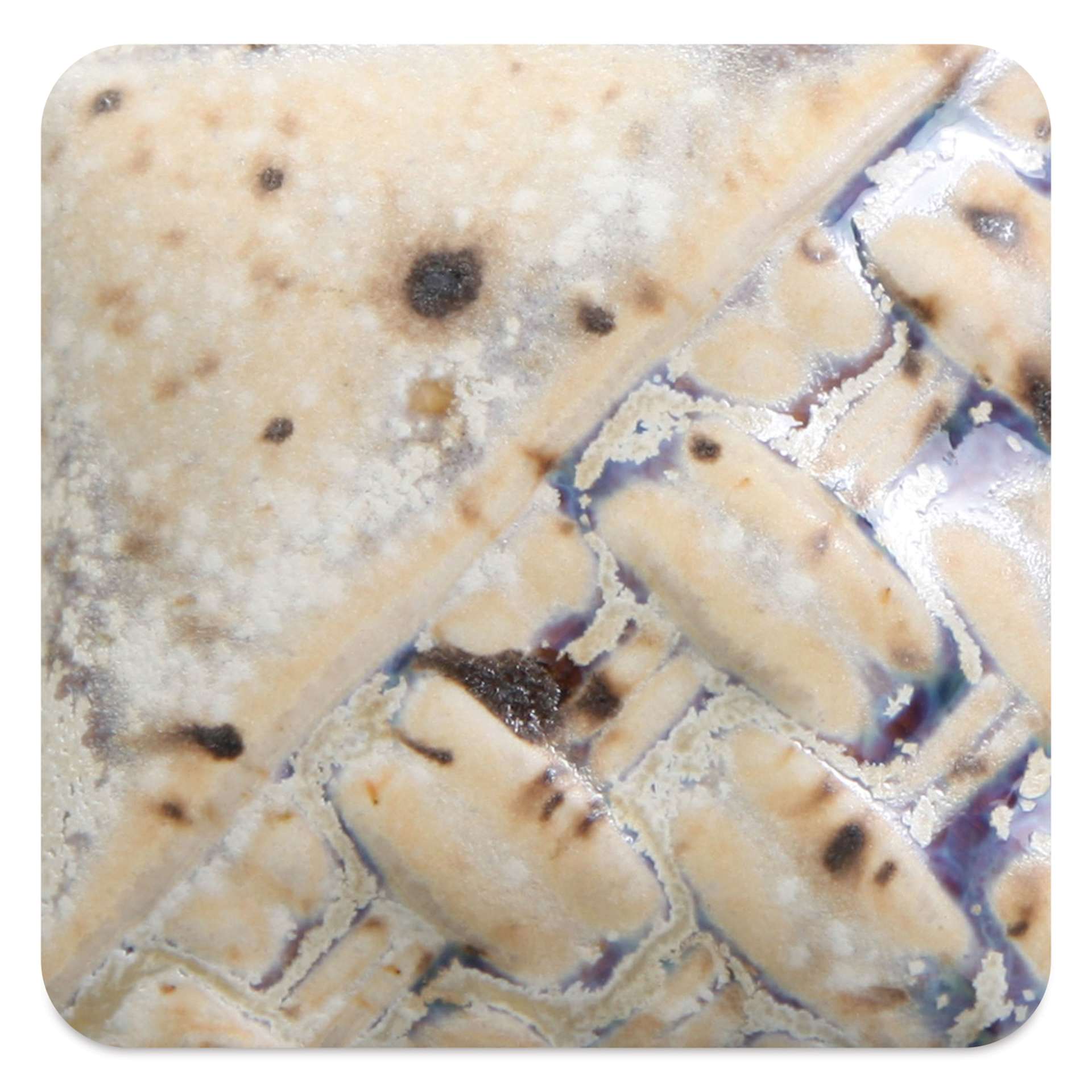 Mayco Stoneware Crystal Glaze - Sandstone fired to cone 10 reduction