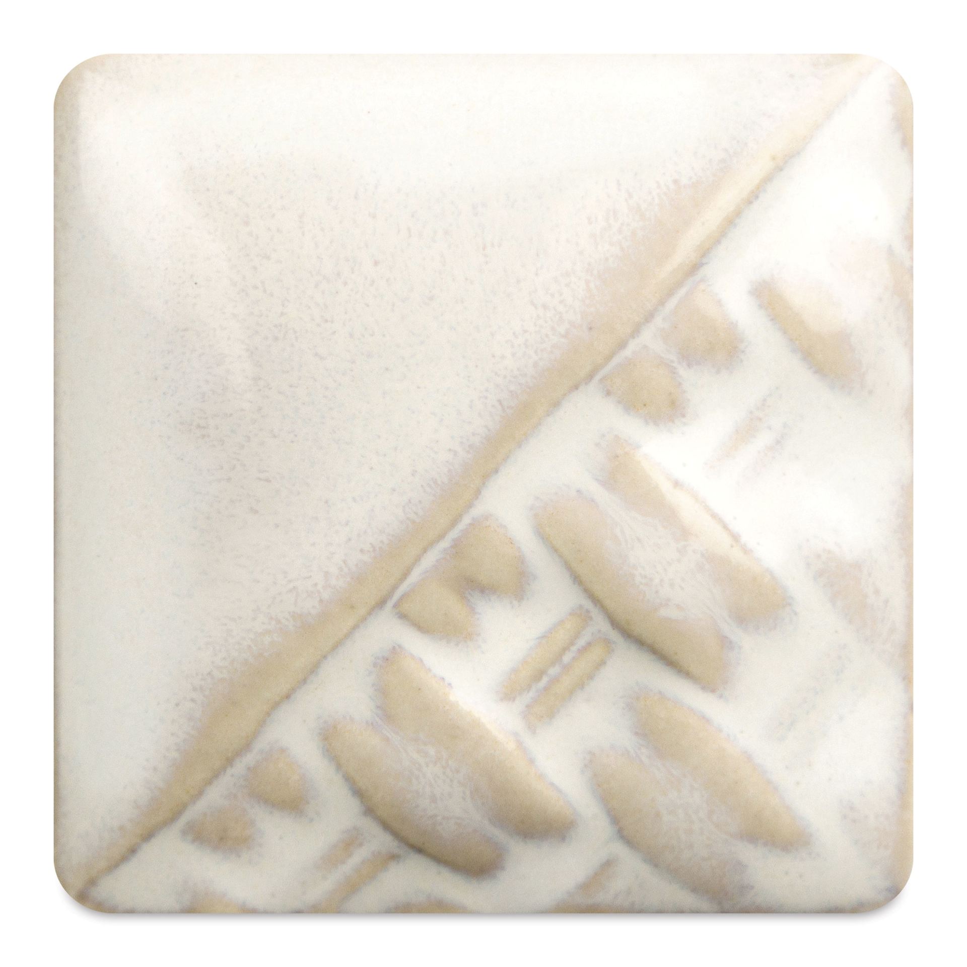 Mayco Stoneware Classic Glaze - Milk Glass, fired at cone 6 oxidation