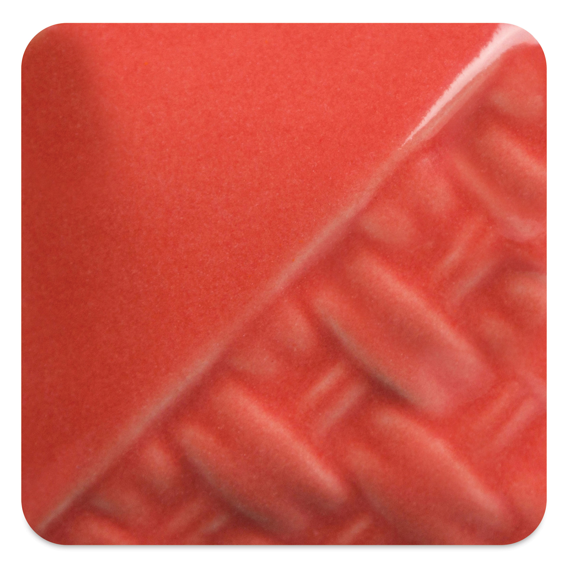 Mayco Stoneware Gloss Glaze - Coral Gloss fired to cone 10 reduction