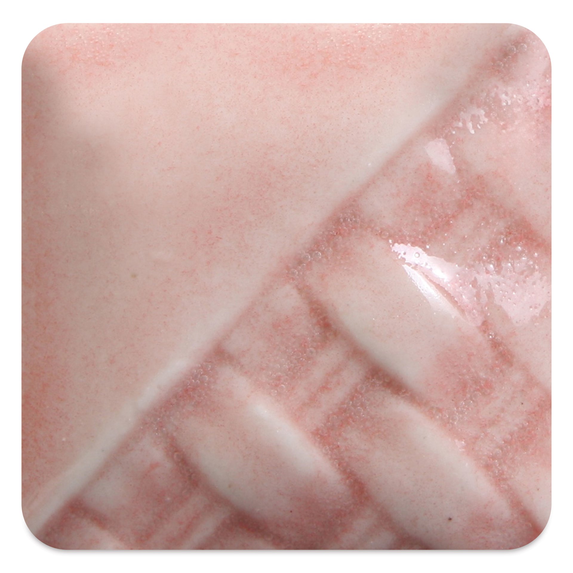Mayco Stoneware Classic Glaze - Coral, fired at cone 10 reduction