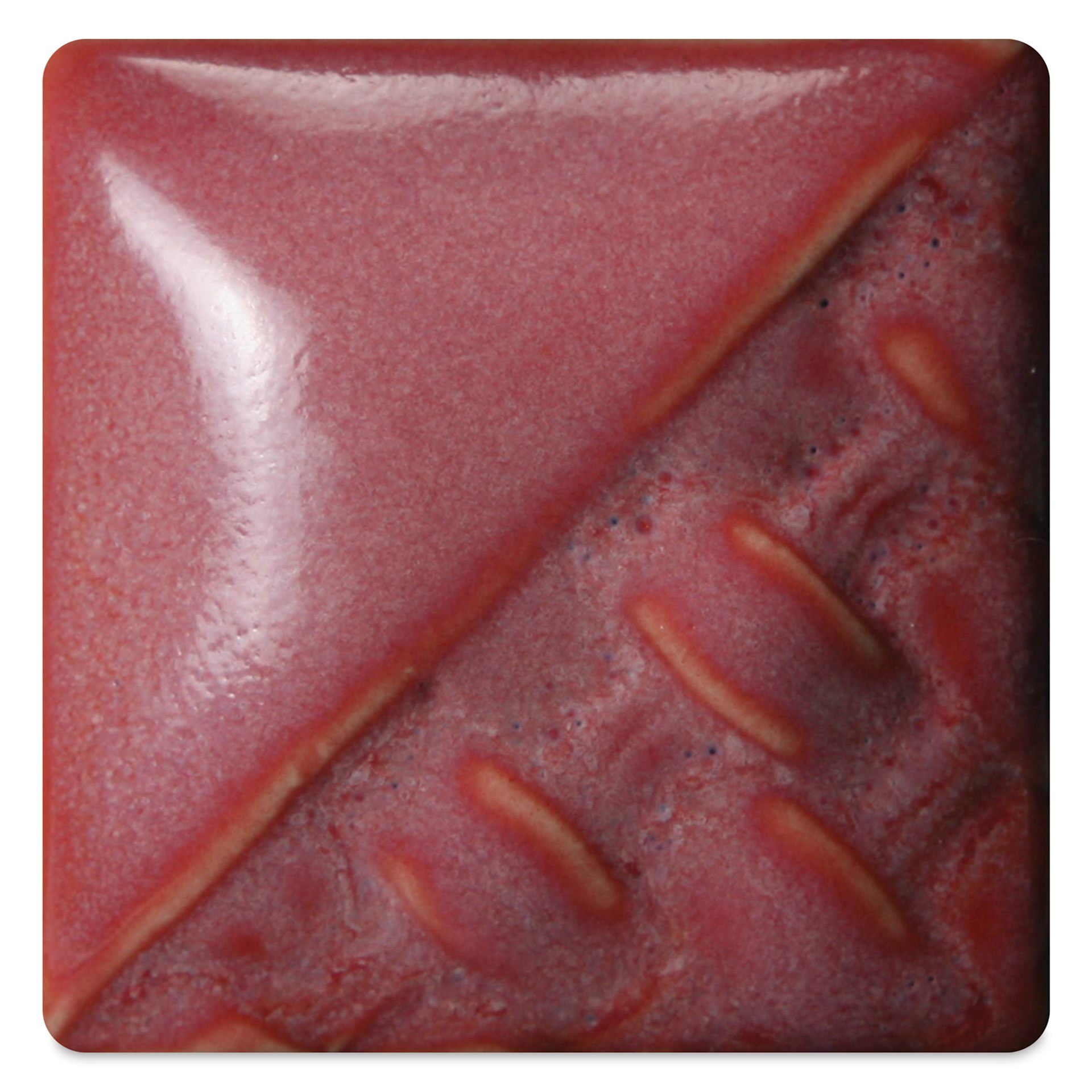 Mayco Stoneware Classic Glaze - Raspberry Mist, Gallon, fired at cone 6 oxidation