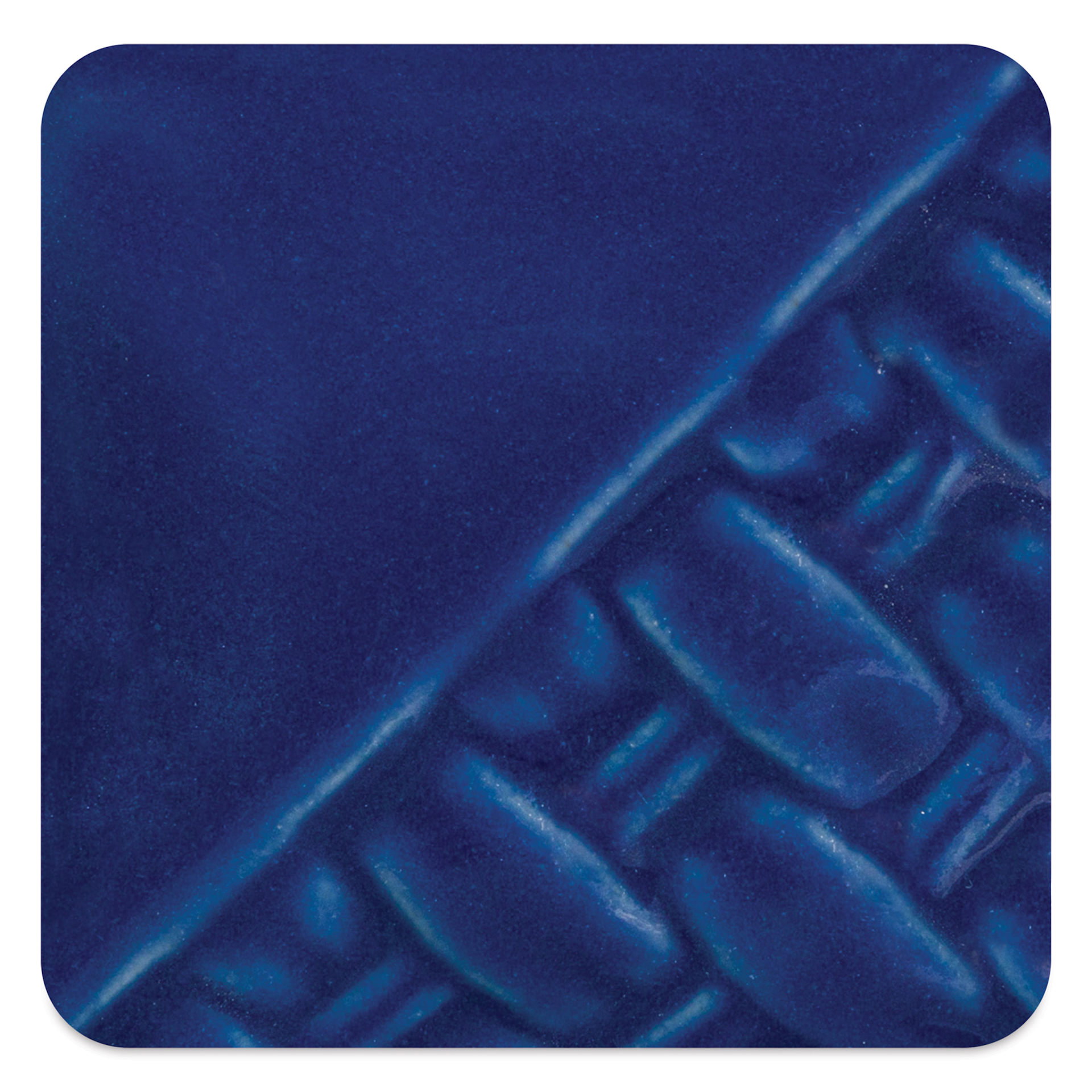 Mayco Stoneware Classic Glaze - Blue Gloss fired at cone 10 reduction