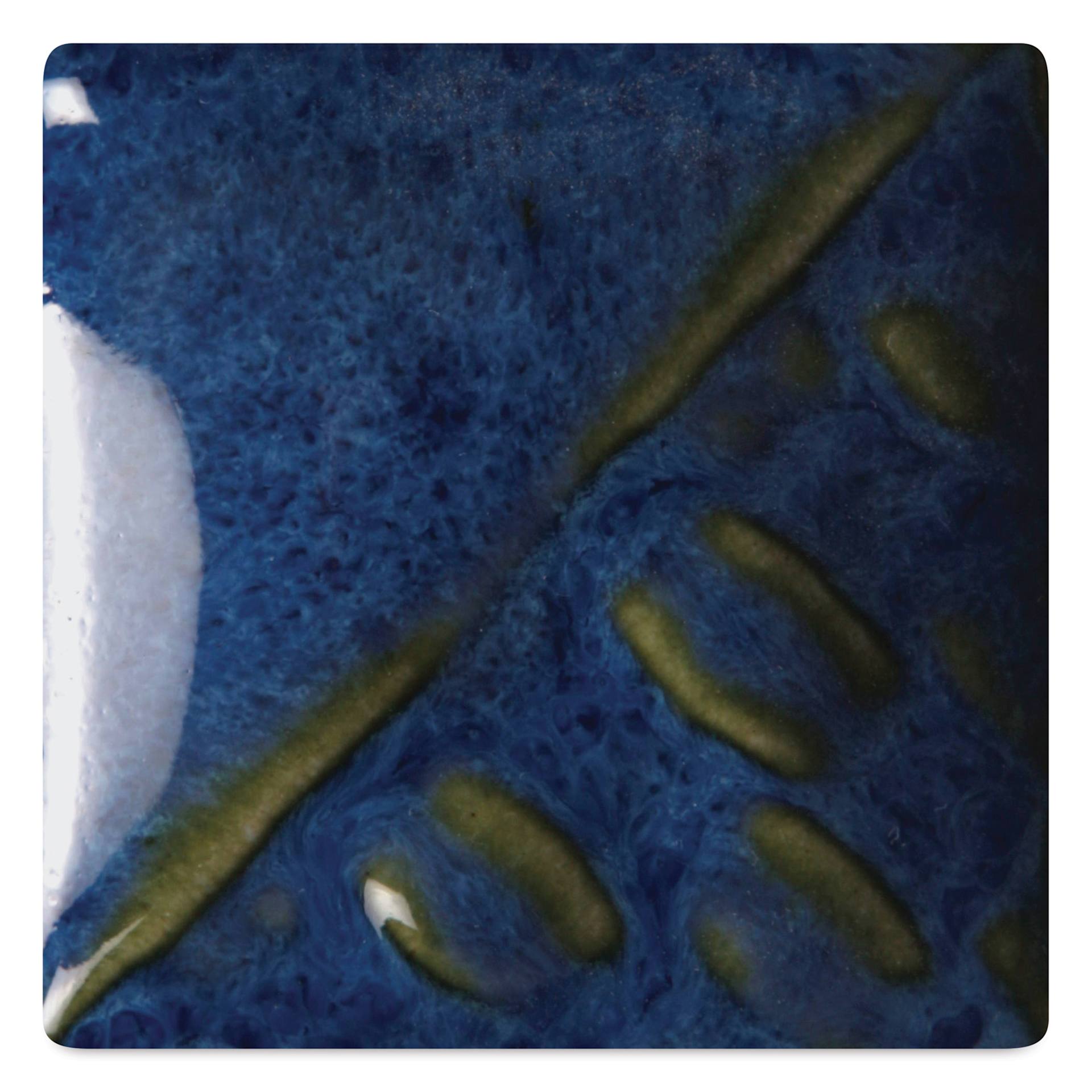 Mayco Stoneware Classic Glaze - Blue Surf, Dry - fired to cone 6