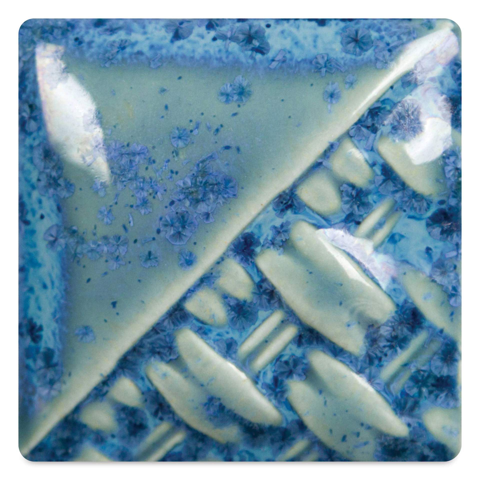 Mayco Stoneware Classic Glaze - Micro Cerulean, fired at cone 6 oxidation