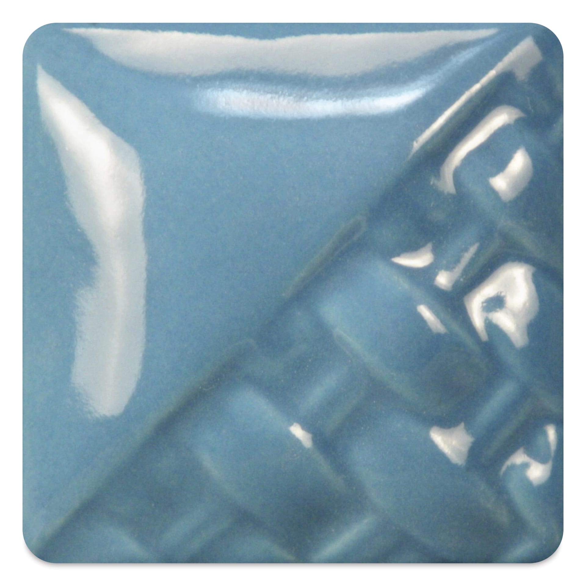Mayco Stoneware Gloss Glaze - Bright Blue Gloss fired to cone 6 oxidation
