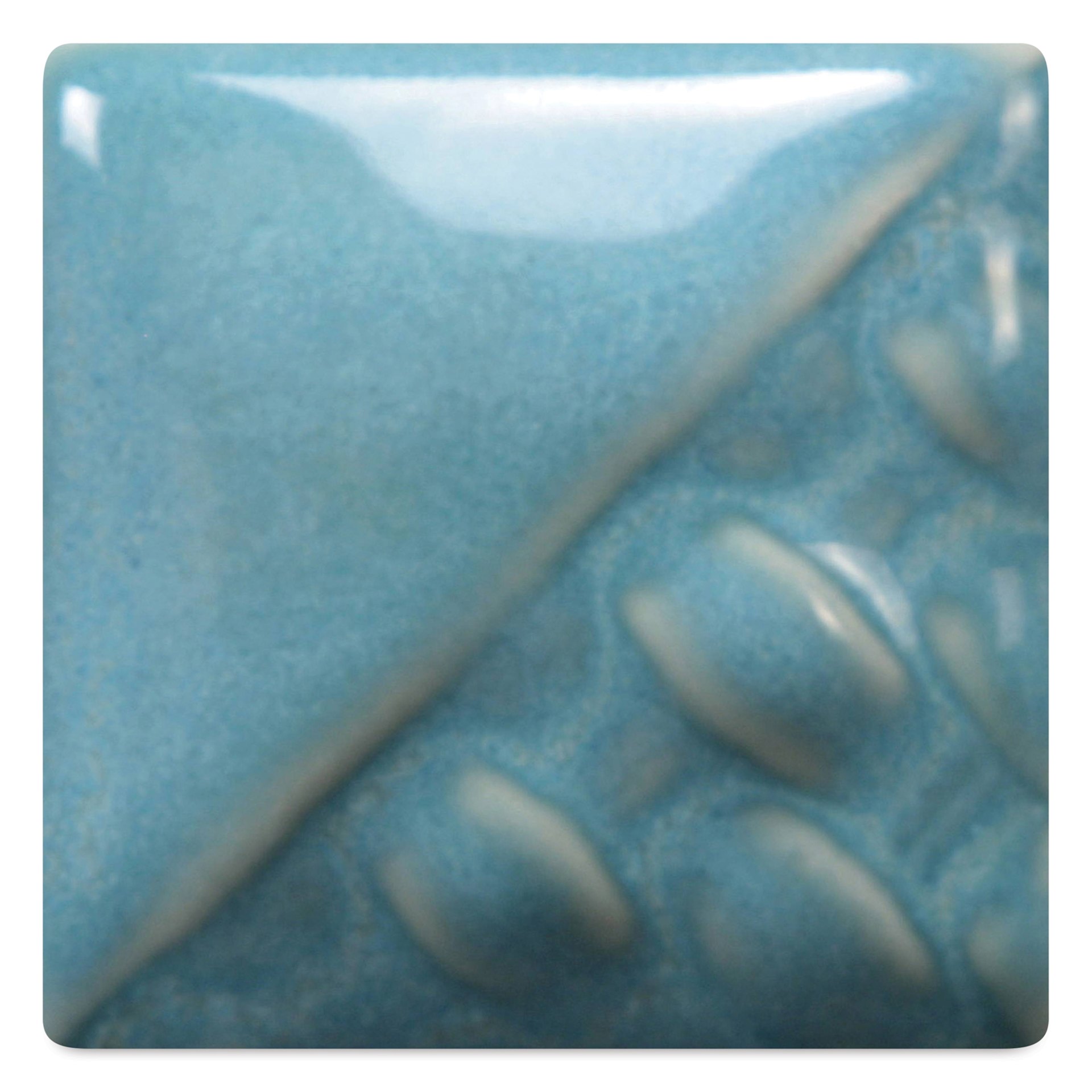 Mayco Stoneware Classic Glaze - Norse Blue, Dry - fired to cone 6