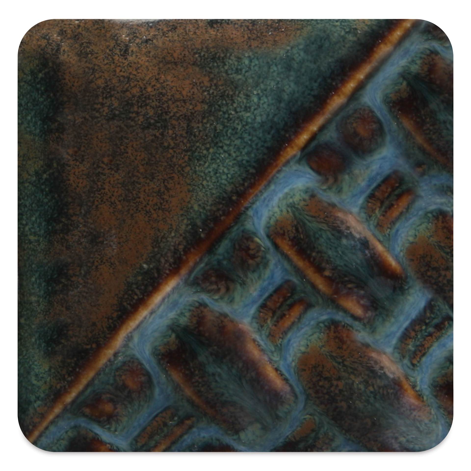 Mayco Stoneware Classic Glaze - Stoned Denim, fired at cone 10 reduction