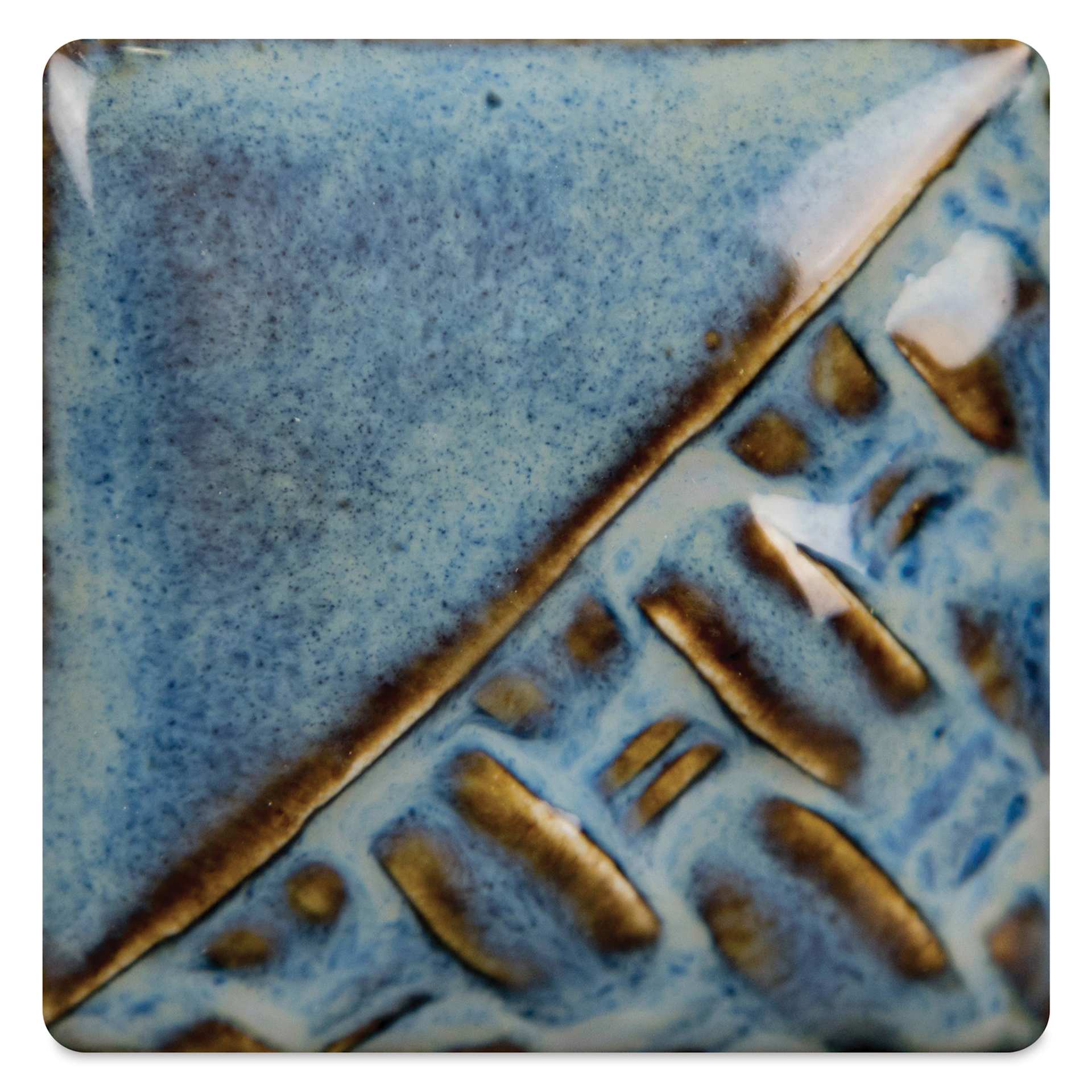 Mayco Stoneware Classic Glaze - Stoned Denim fired to Cone 6