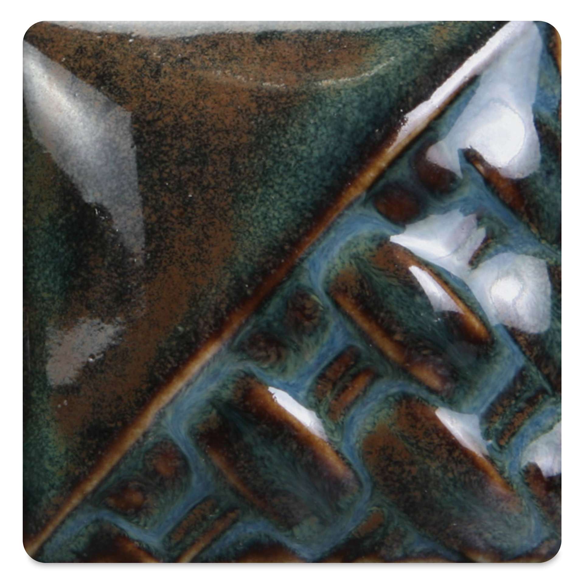 Mayco Stoneware Classic Glaze - Stoned Denim fired to Cone 10