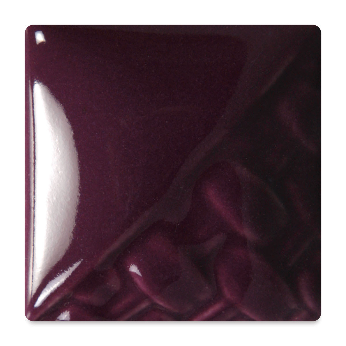 Mayco Stoneware Classic Glaze - Eggplant, fired at cone 6 oxidation