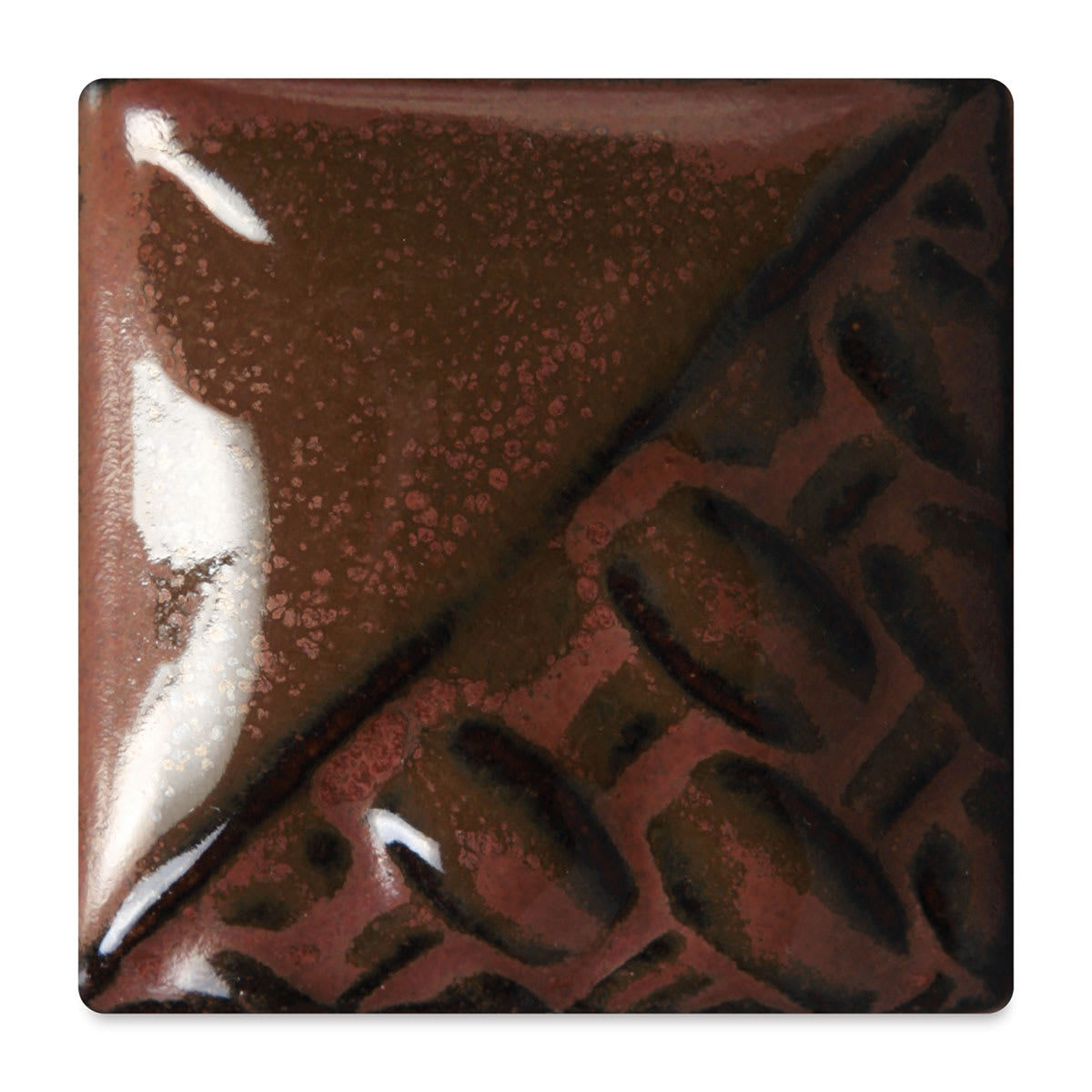 Mayco Stoneware Classic Glaze - Copper Jade, fired at cone 6 oxidation