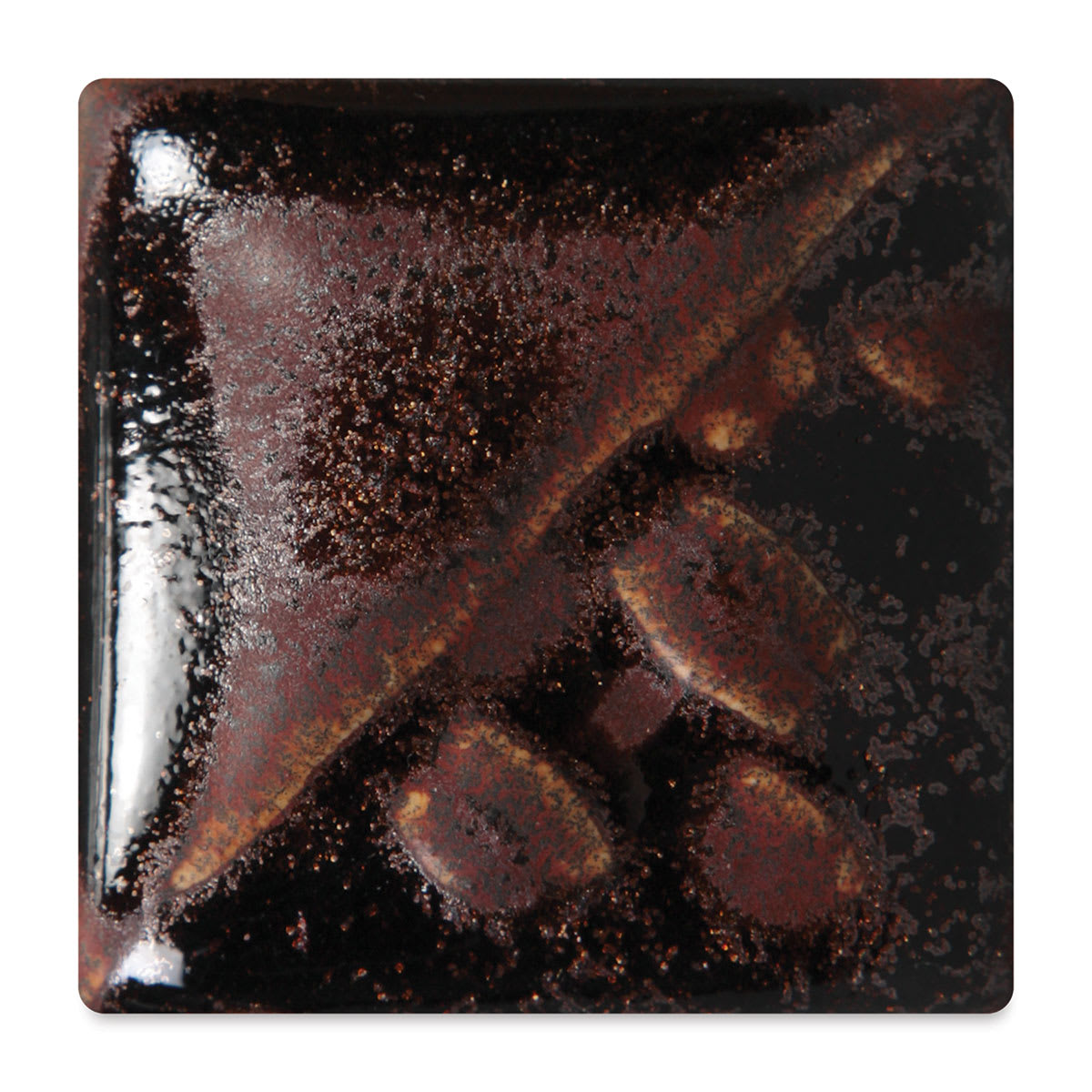 Mayco Stoneware Classic Glaze - Copper Ore, fired at cone 6 oxidation