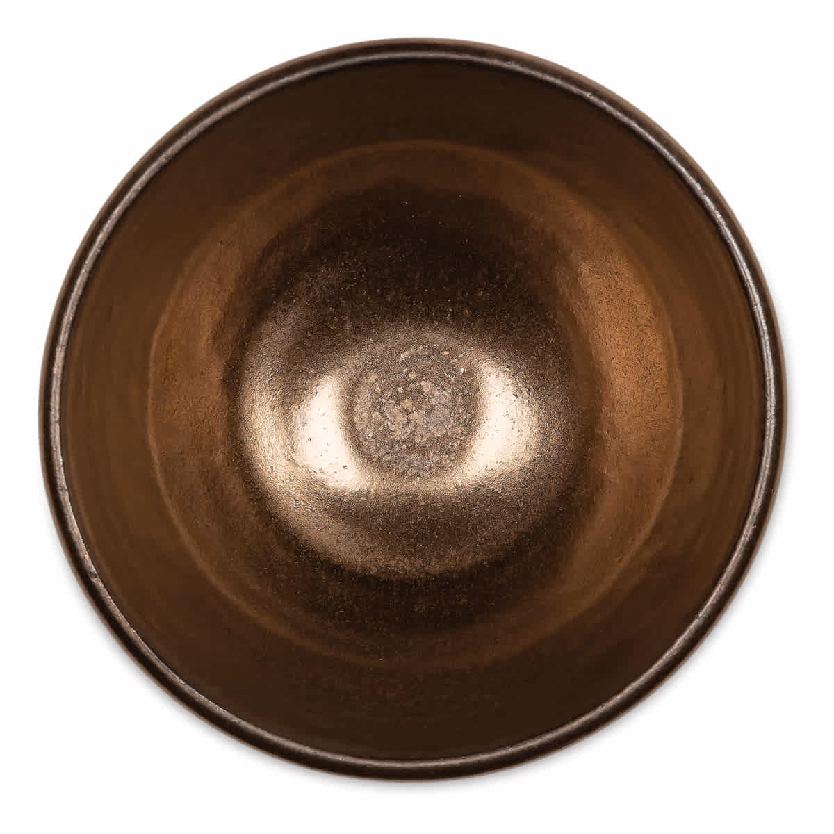 Mayco Stoneware Classic Glaze - Antique Brass, Cone 6, Amaco 480 inside bowl
