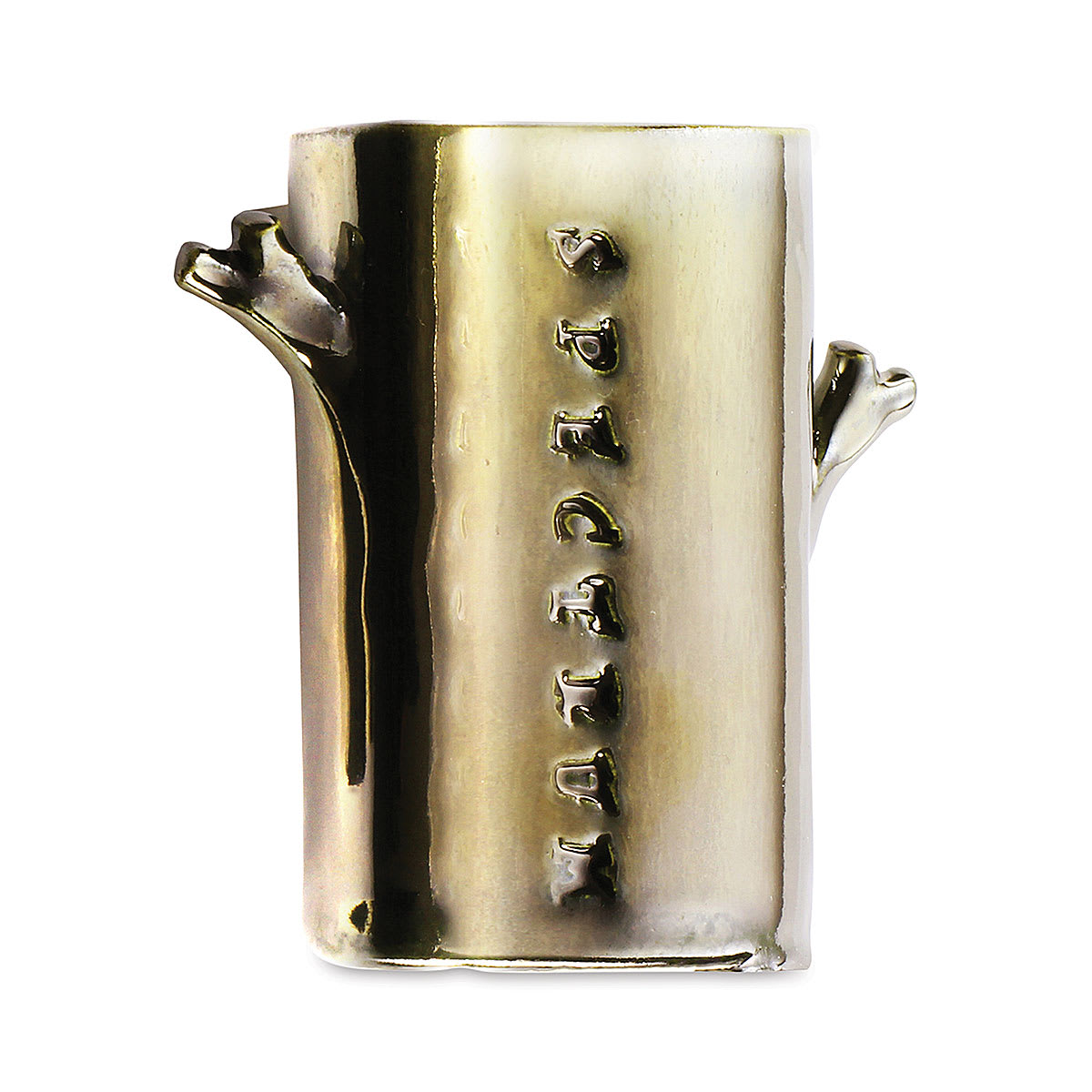Spectrum Low Fire Metallic Glazes - Finished art in Golden Halo Gloss finish