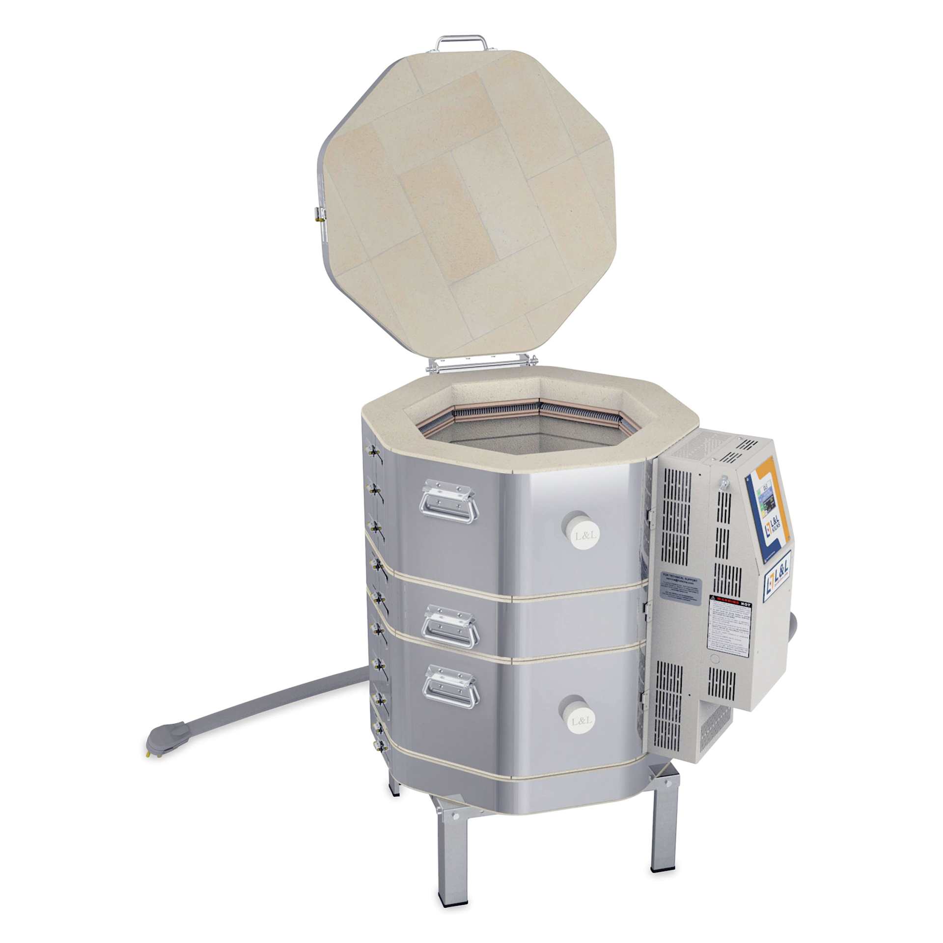 L&L Easy Fire Kiln - E18M-3, W8000, 208V, P1, 38.5 Amp