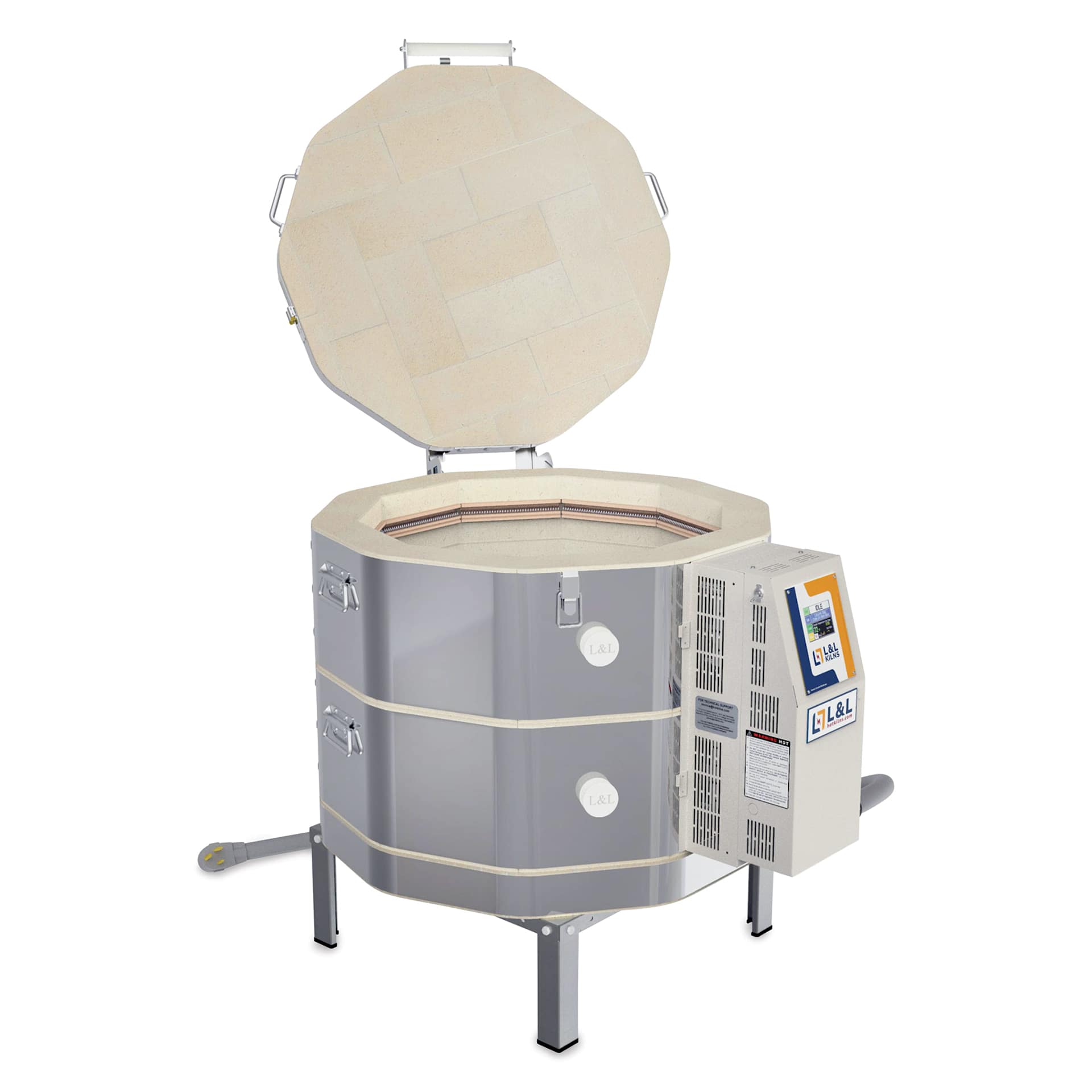 L&L Easy Fire Kiln - E23S-3, W8320, 208V, P3, 34.6 Amp open