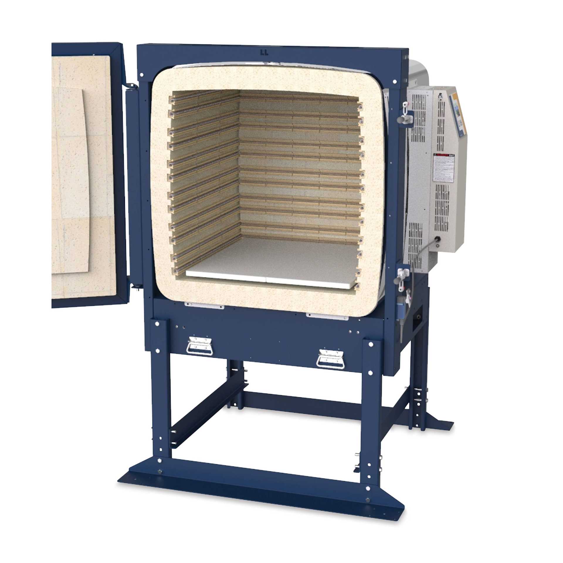 L&L EFL Studio Front-Loading Kilns - W15360, 208V, 3P, 42.6 Amp open