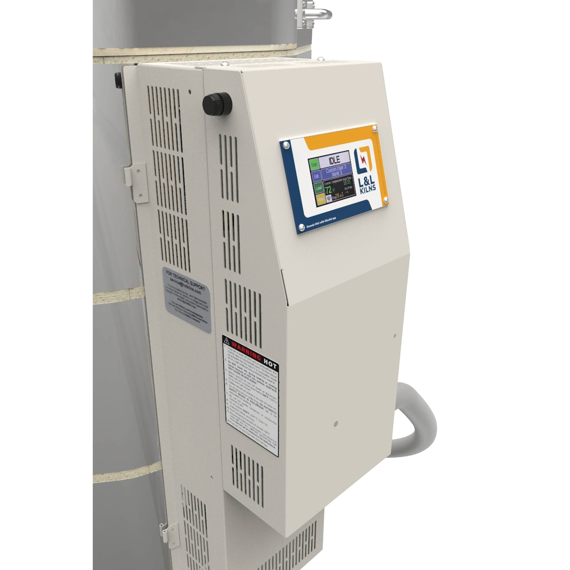 L&L School Master Kiln Package close-up of control panel