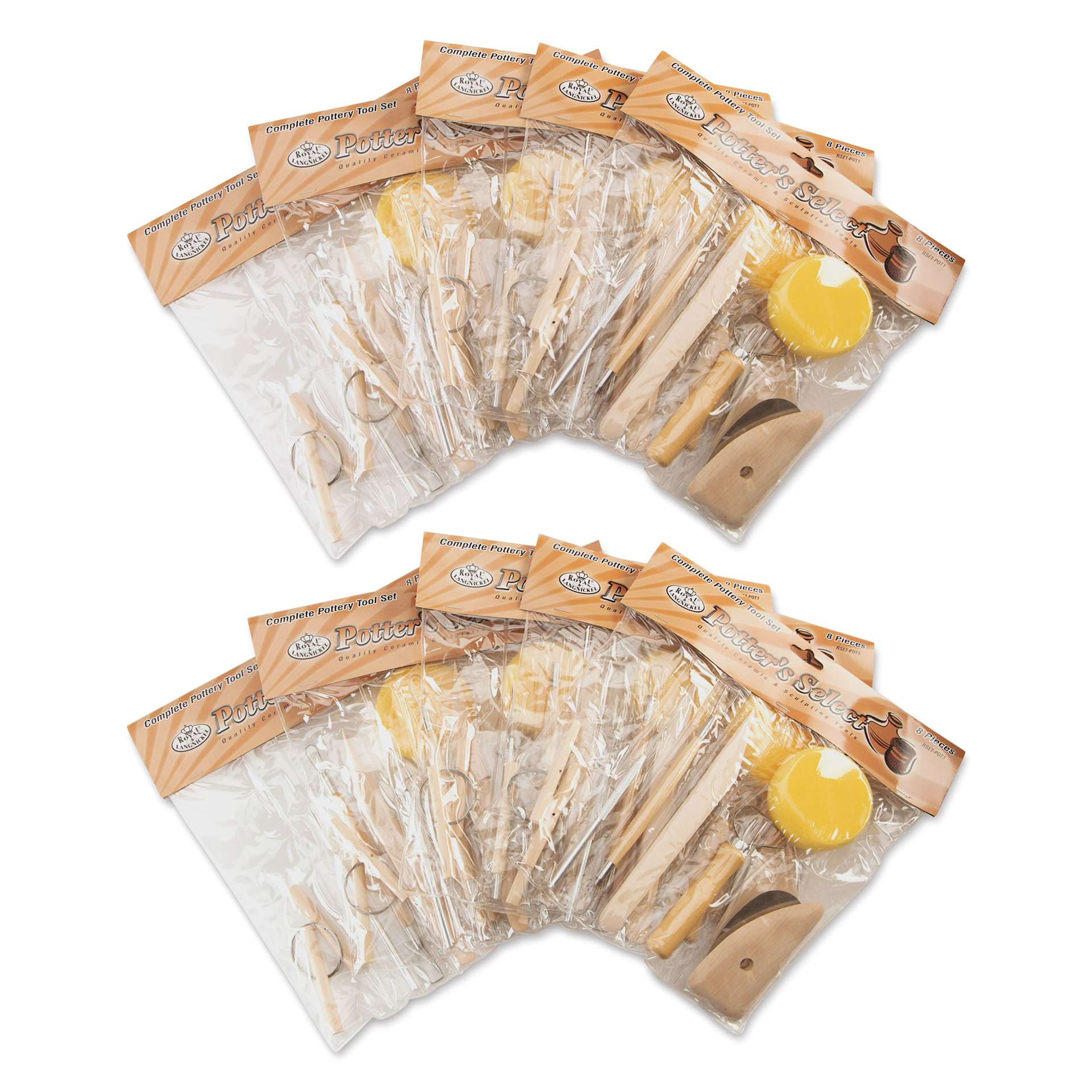 Potter's Select Complete Pottery Tools - Class Pack of 10