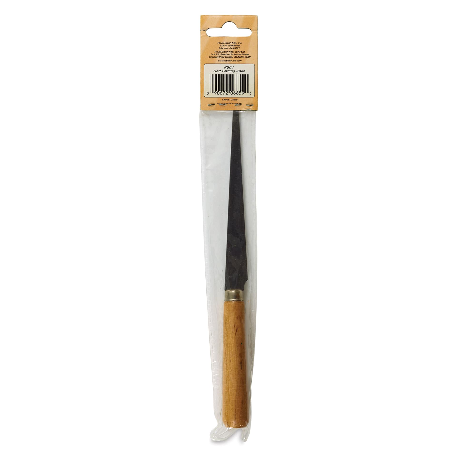 Potter's Select Fettling Knife - Soft - back of packaging