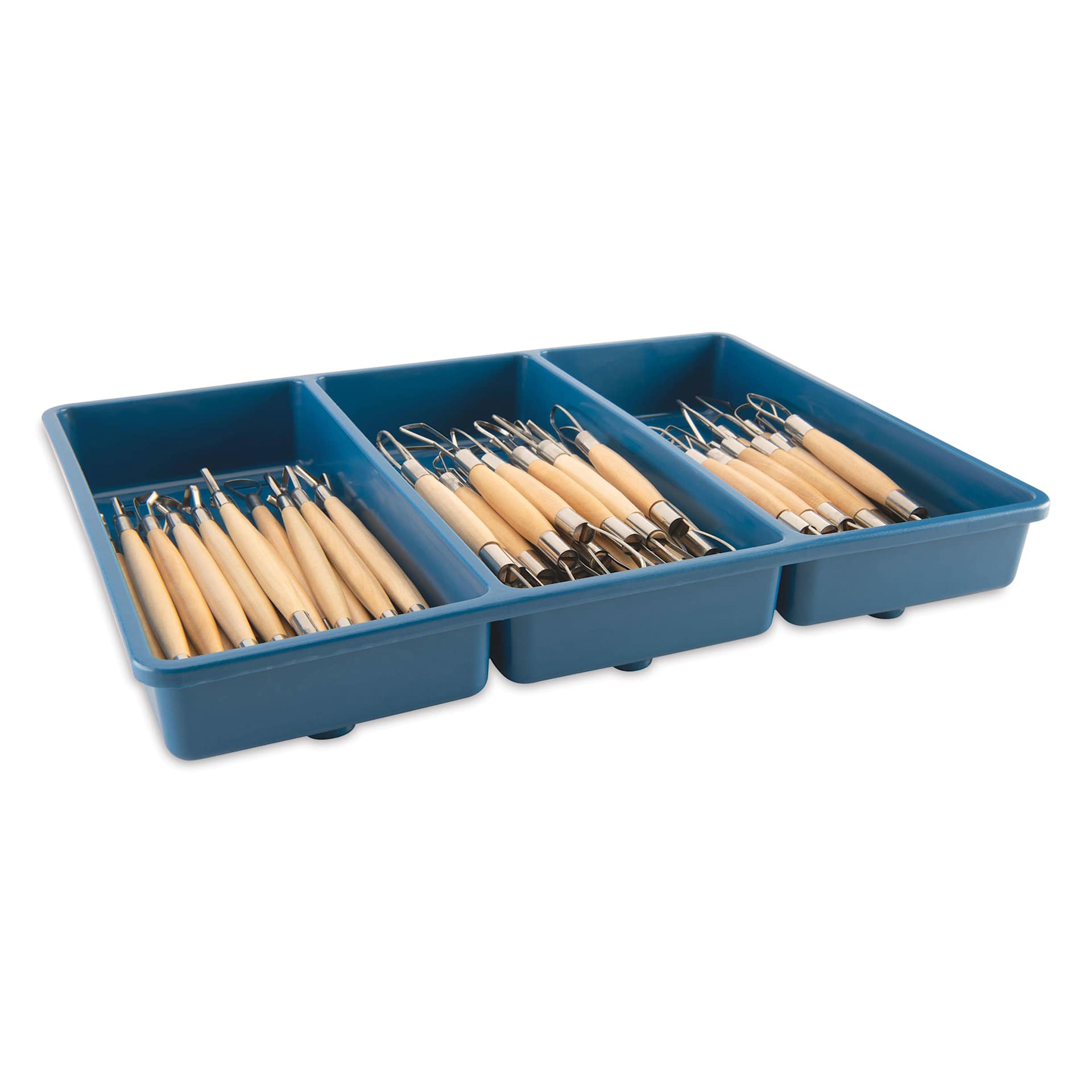 Potter's Select Ribbon Cutter Tools - Class Pack, Set of 60 - angled view