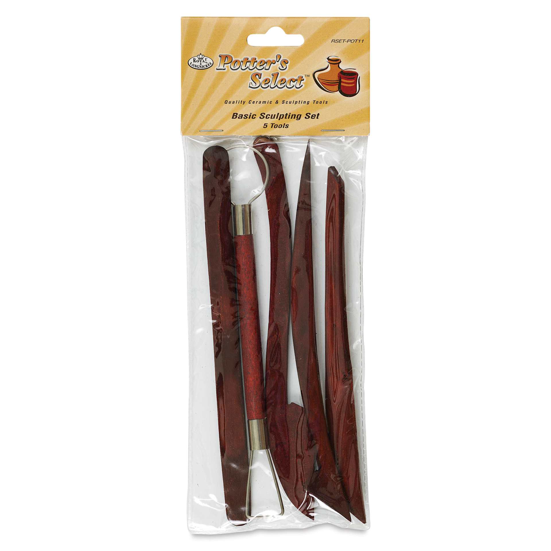 Potter's Select Basic Sculpting Tools - Set of 5 - front of packaging