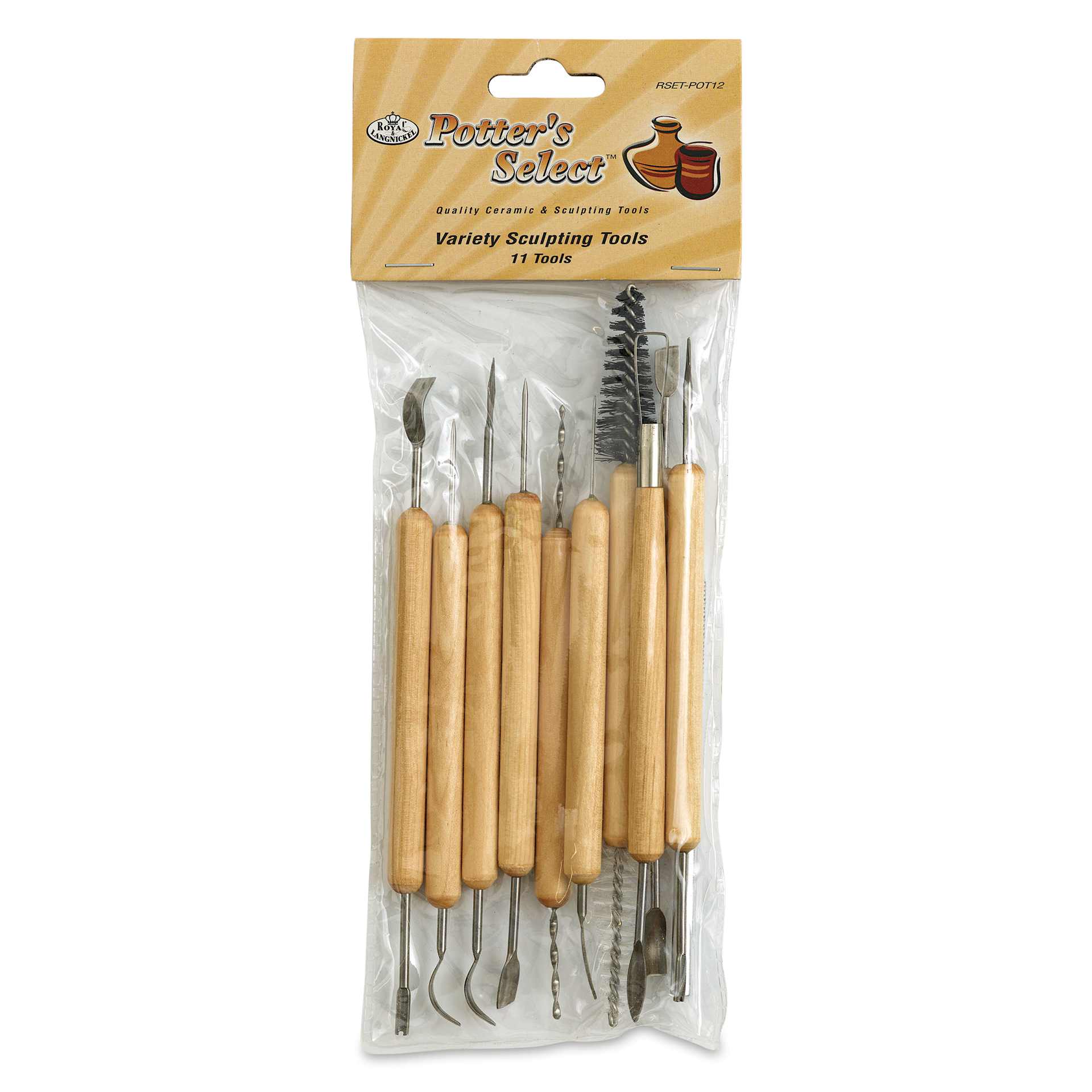 Potter's Select Variety Sculpting Tools - Set of 11 - front of packaging