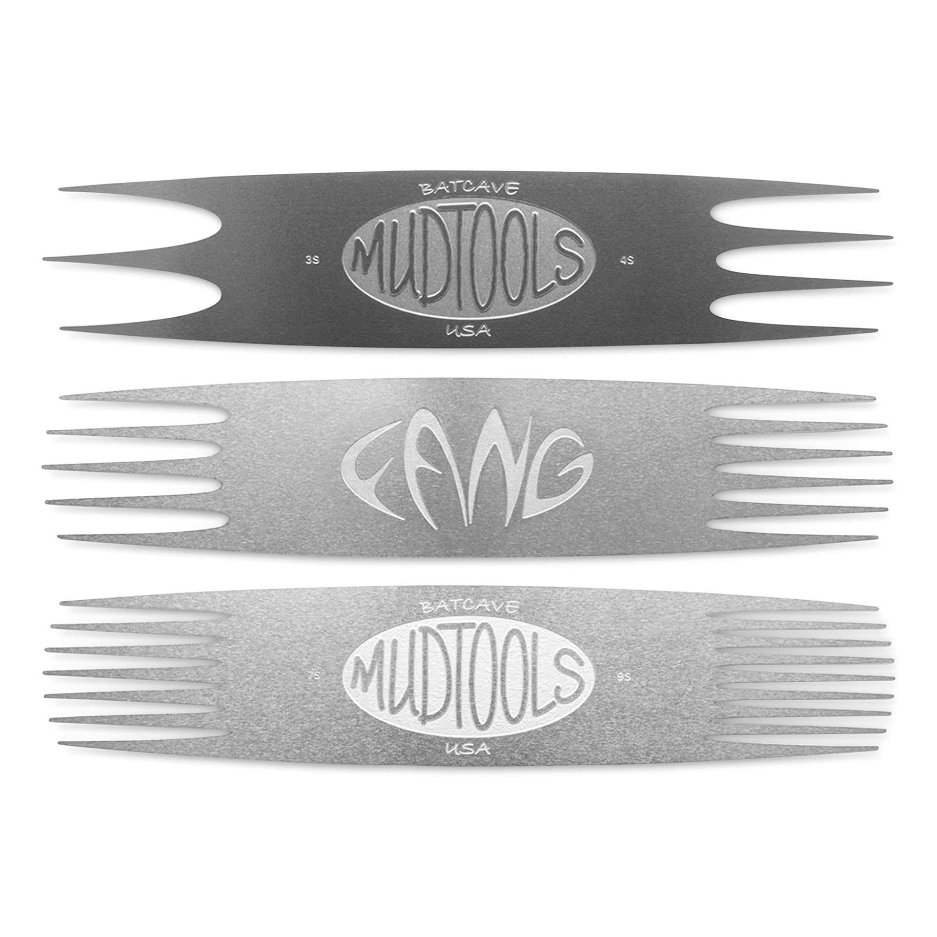 Mudtools FANG Stainless Steel Scoring Tools - Small Tooth